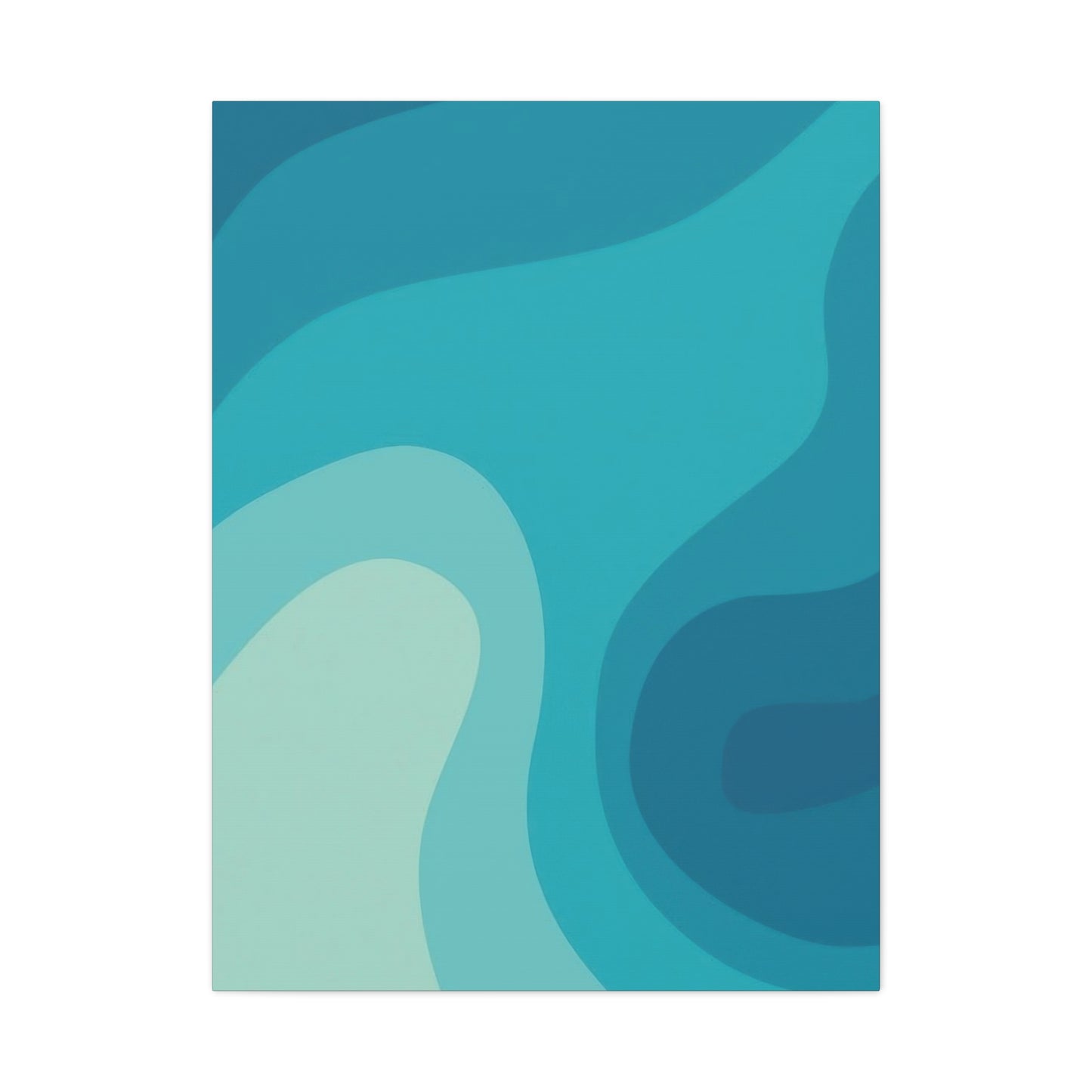 Cool Blue Waves Wall Art & Canvas Prints