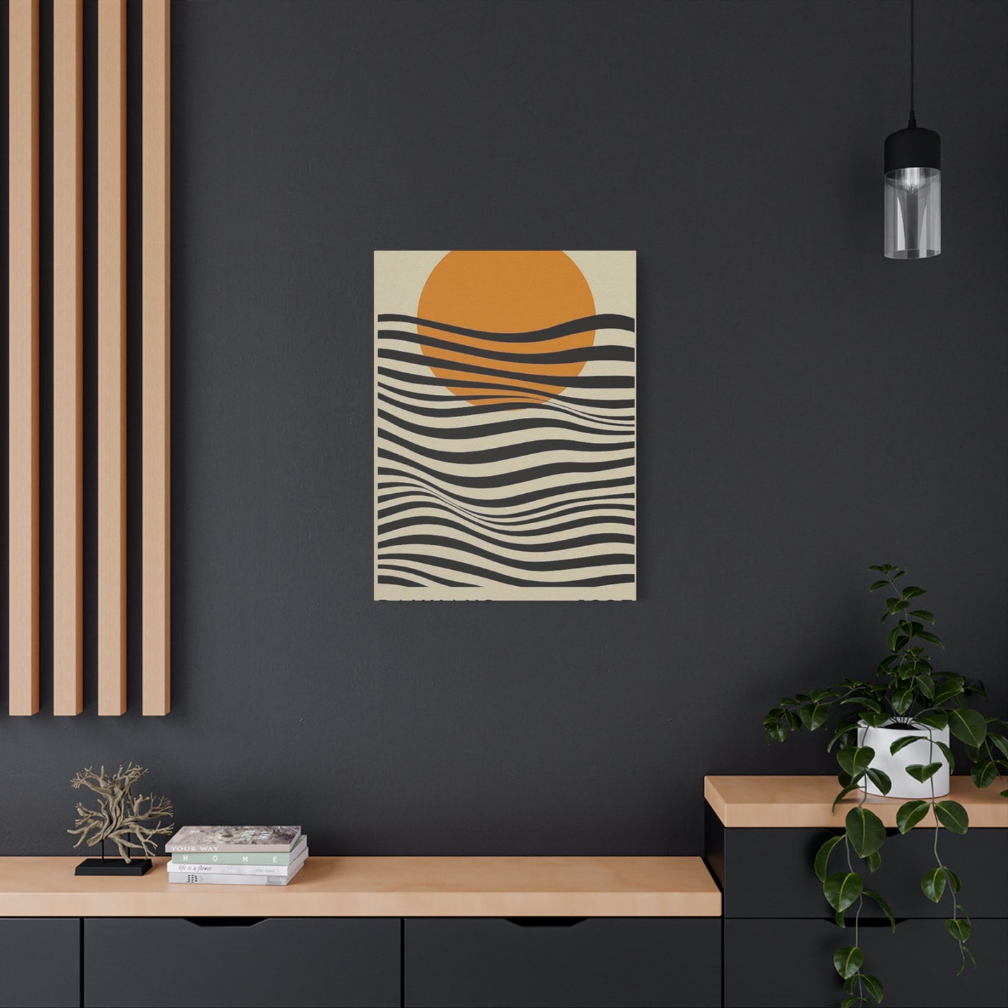 Sea Sunset Modernism Wall Art & Canvas Prints