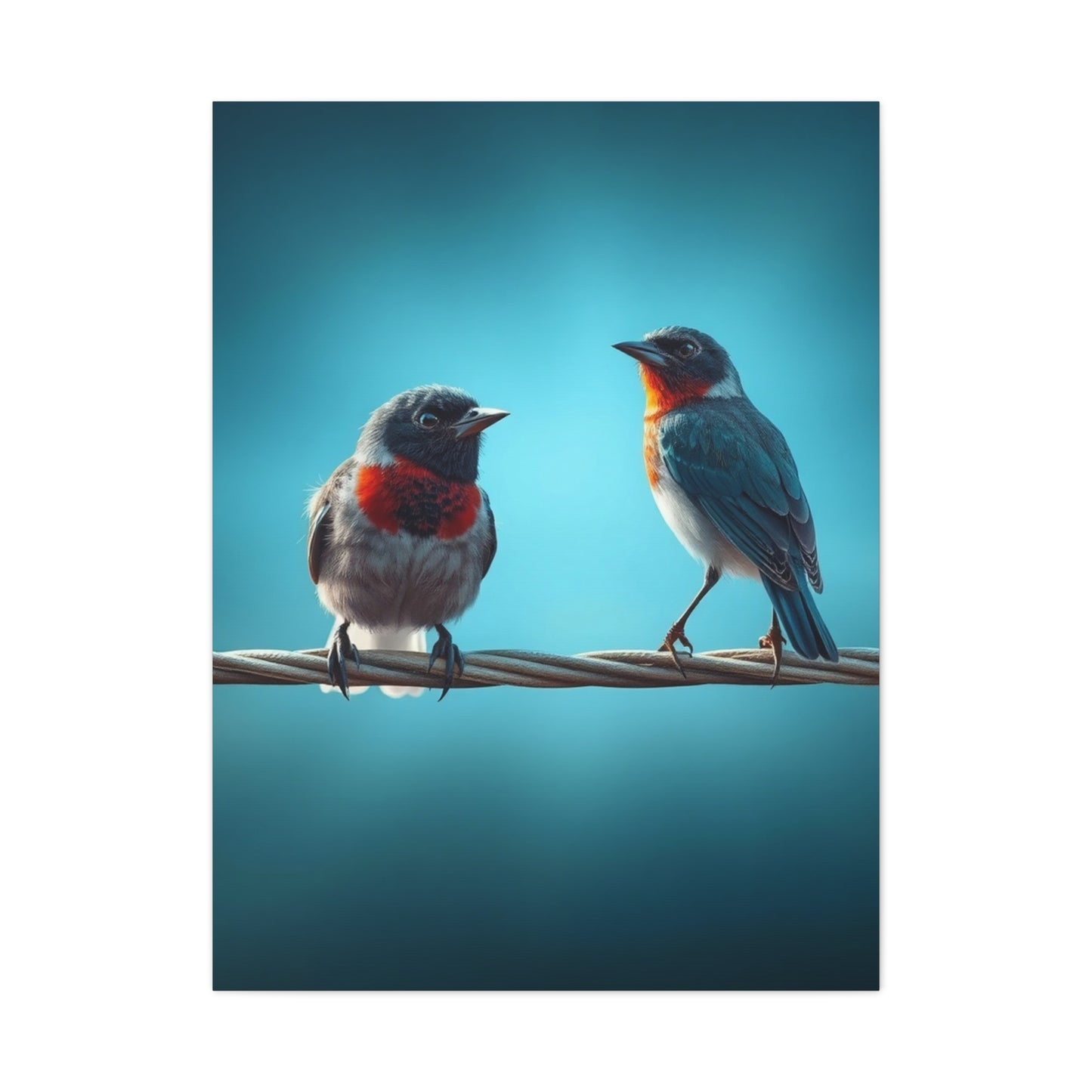 Birds On a Wire Art Supreme Gallery Wall Art & Canvas Print