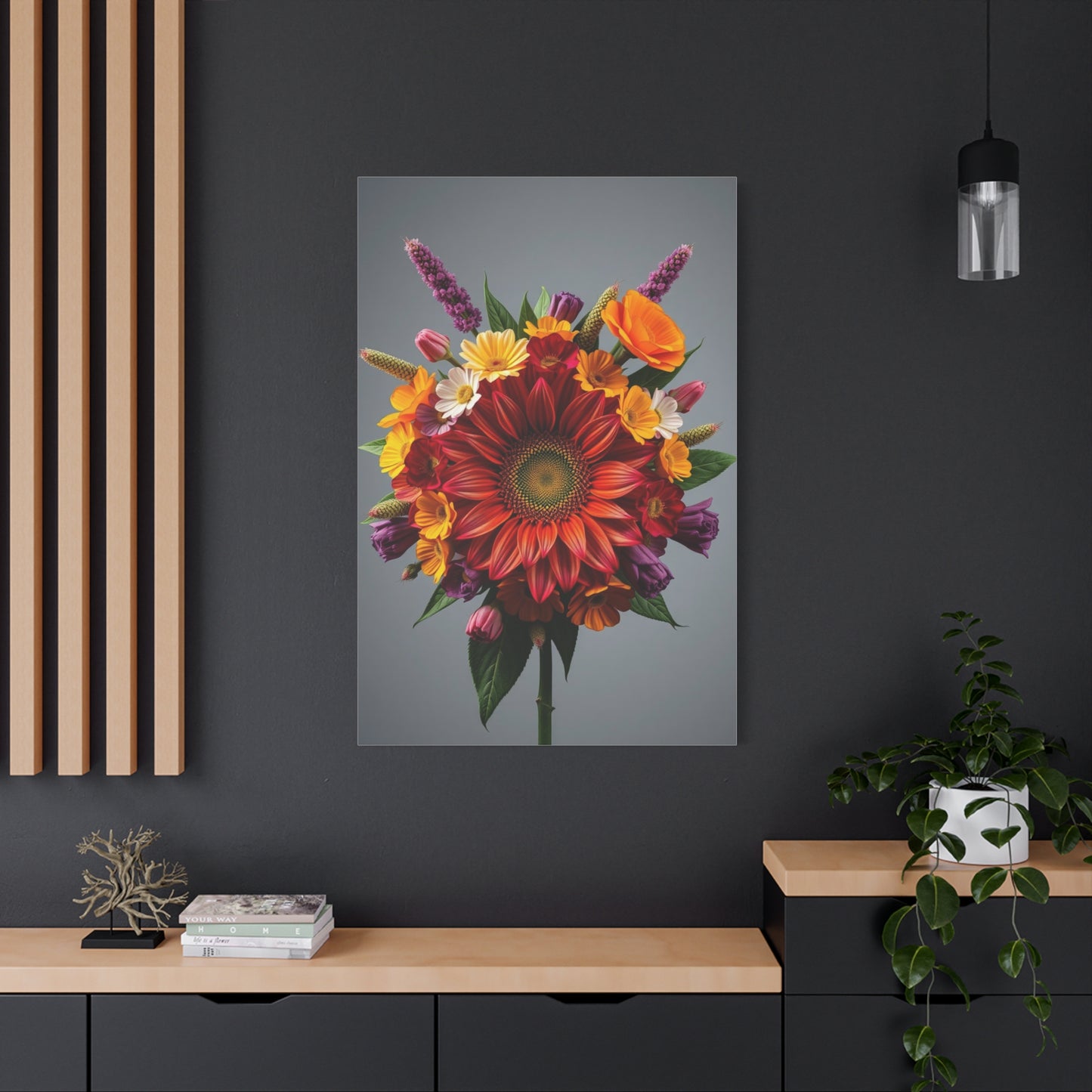 Luxe Flora Effigy Wall Art & Canvas Print