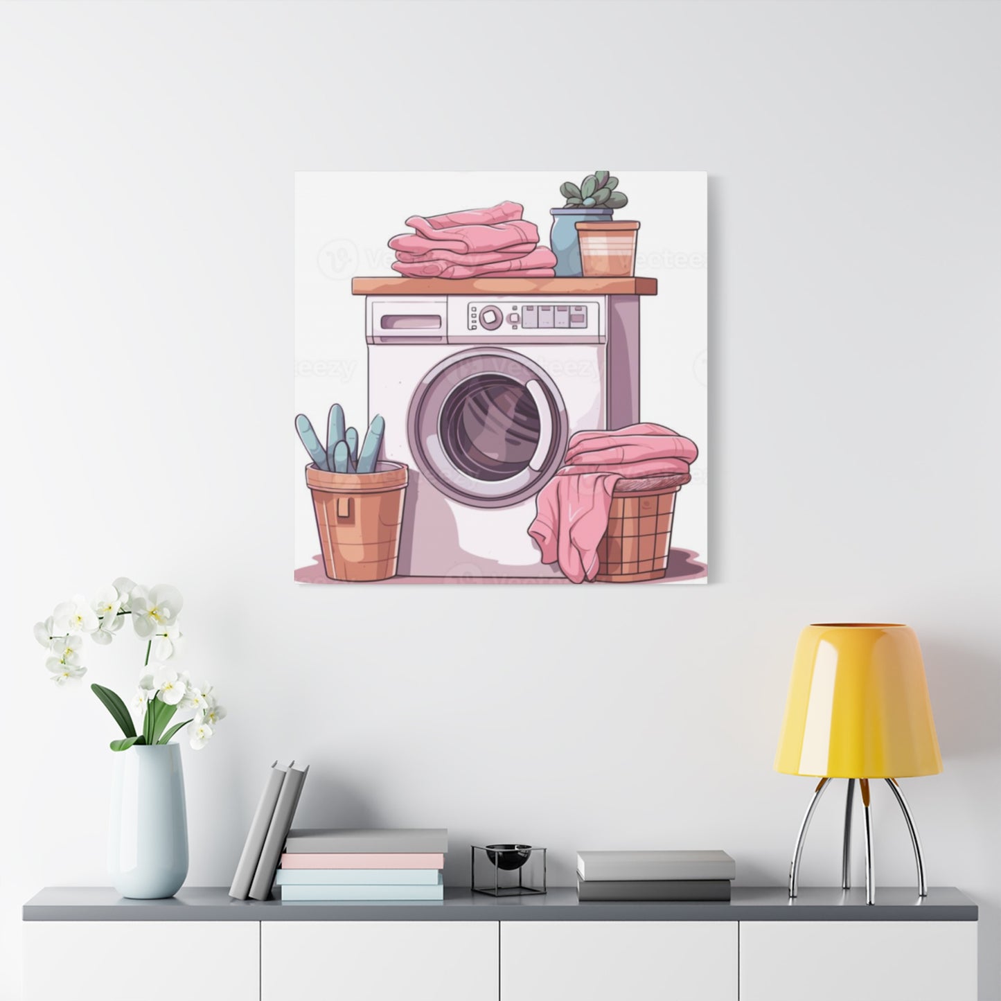 Colorful Laundry Poster For Laundry Room Wall Art & Canvas Prints