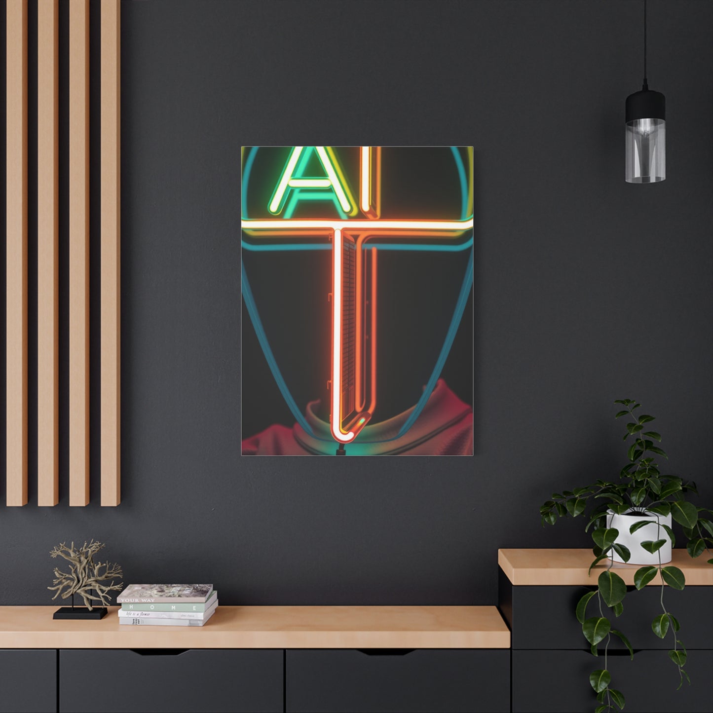 Fluorescent Splendor Art Wall Art & Canvas Print