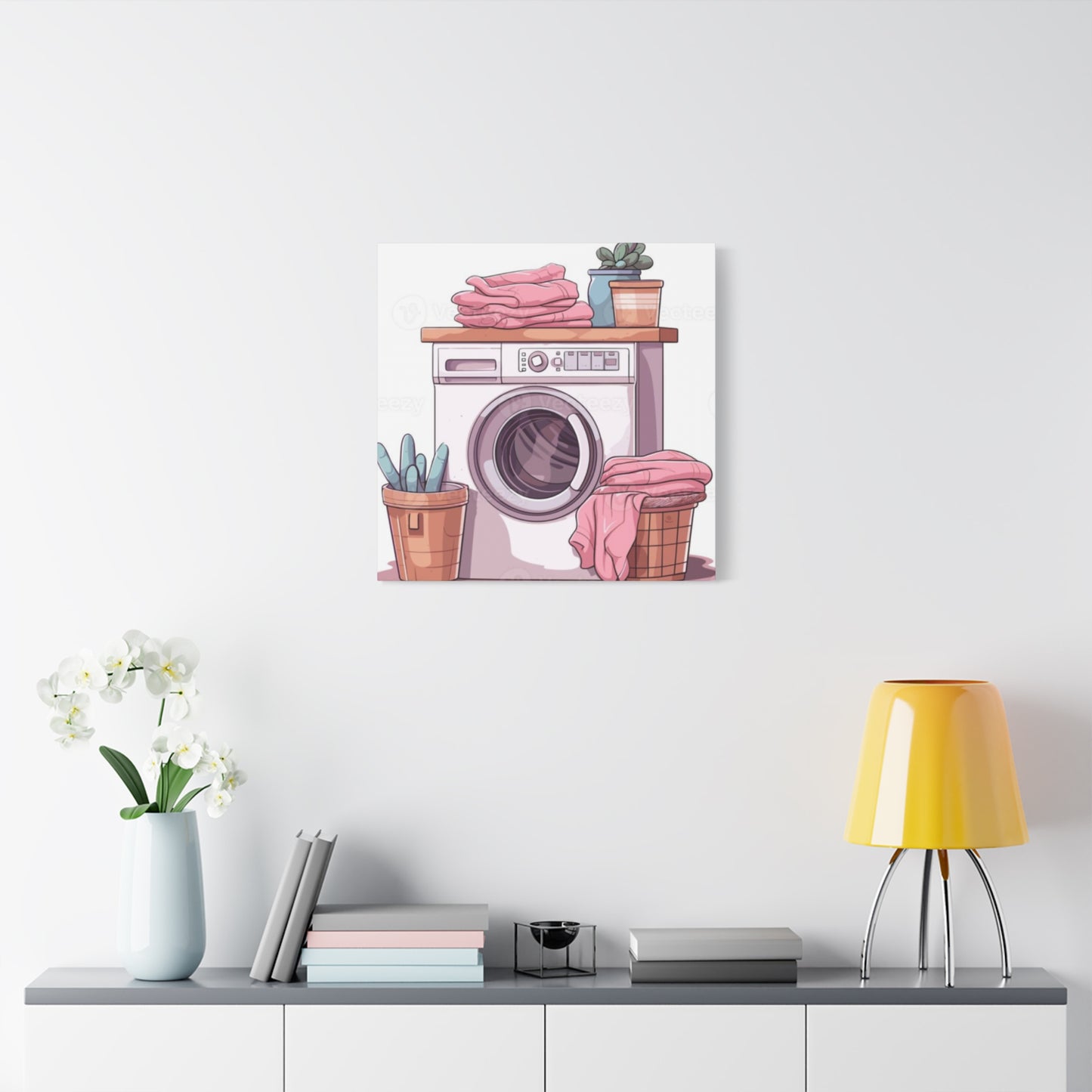 Colorful Laundry Poster For Laundry Room Wall Art & Canvas Prints