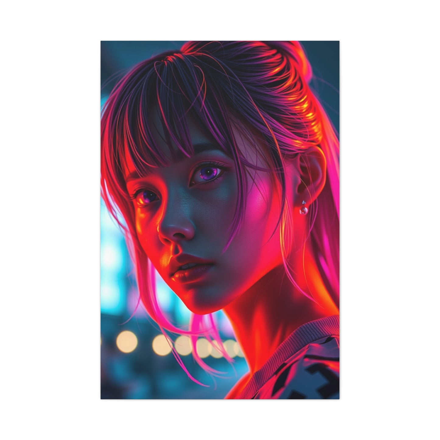 Warakami Vaporwave Art Luxury Canvas Wall Art & Canvas Print