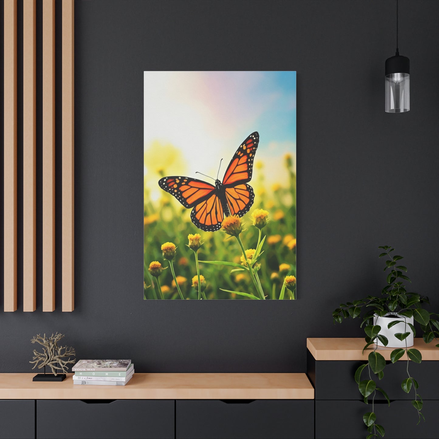 Monarch Butterfly Meadow Flight Wall Art & Canvas Prints