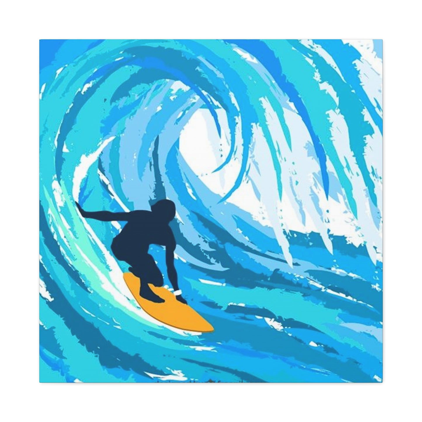 Abstract Surfing Waves Wall Art & Canvas Prints