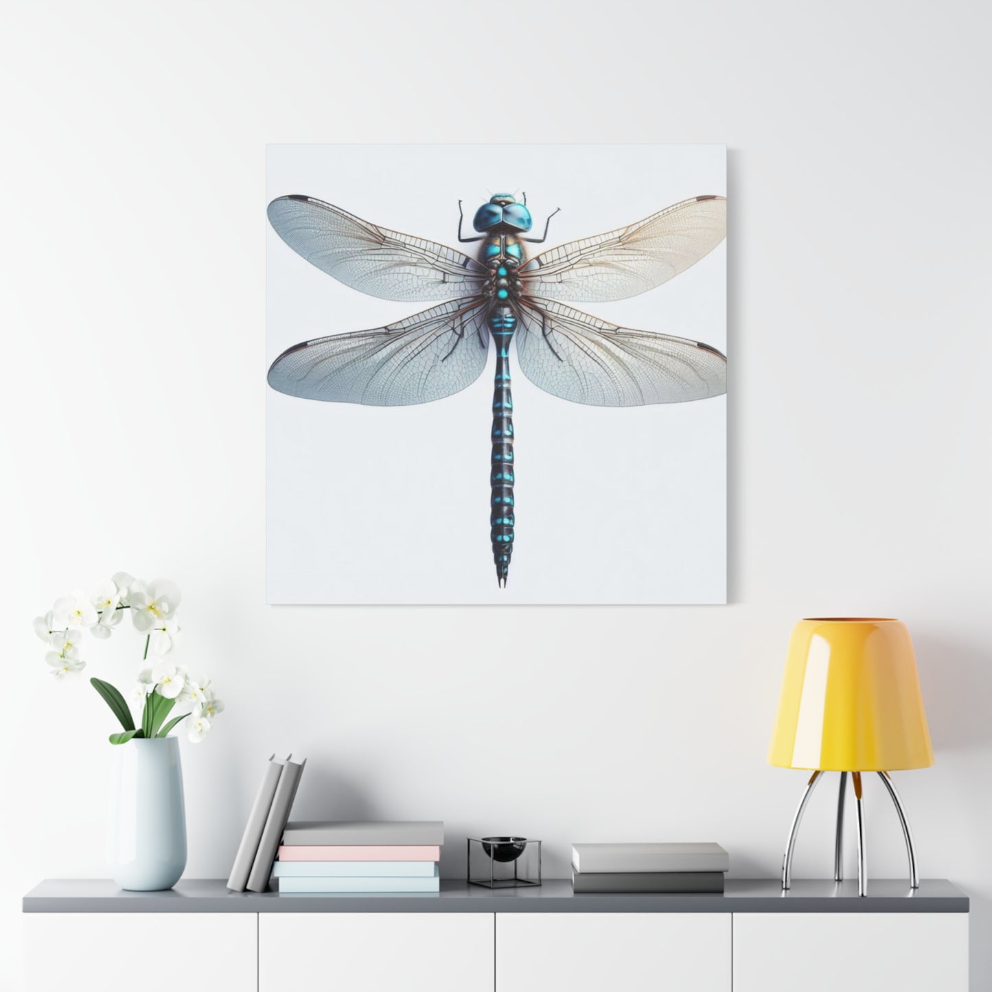 Blue Dragonfly Wall Art & Canvas Prints