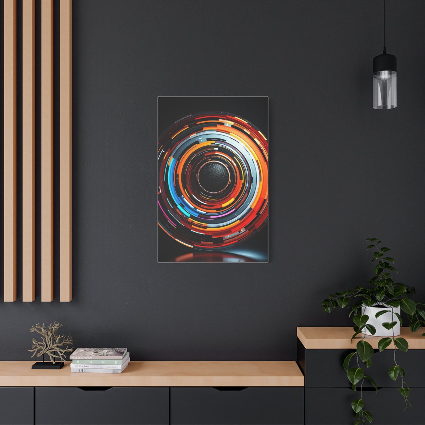 Ethereal Circle Symphony wall art & canvas print