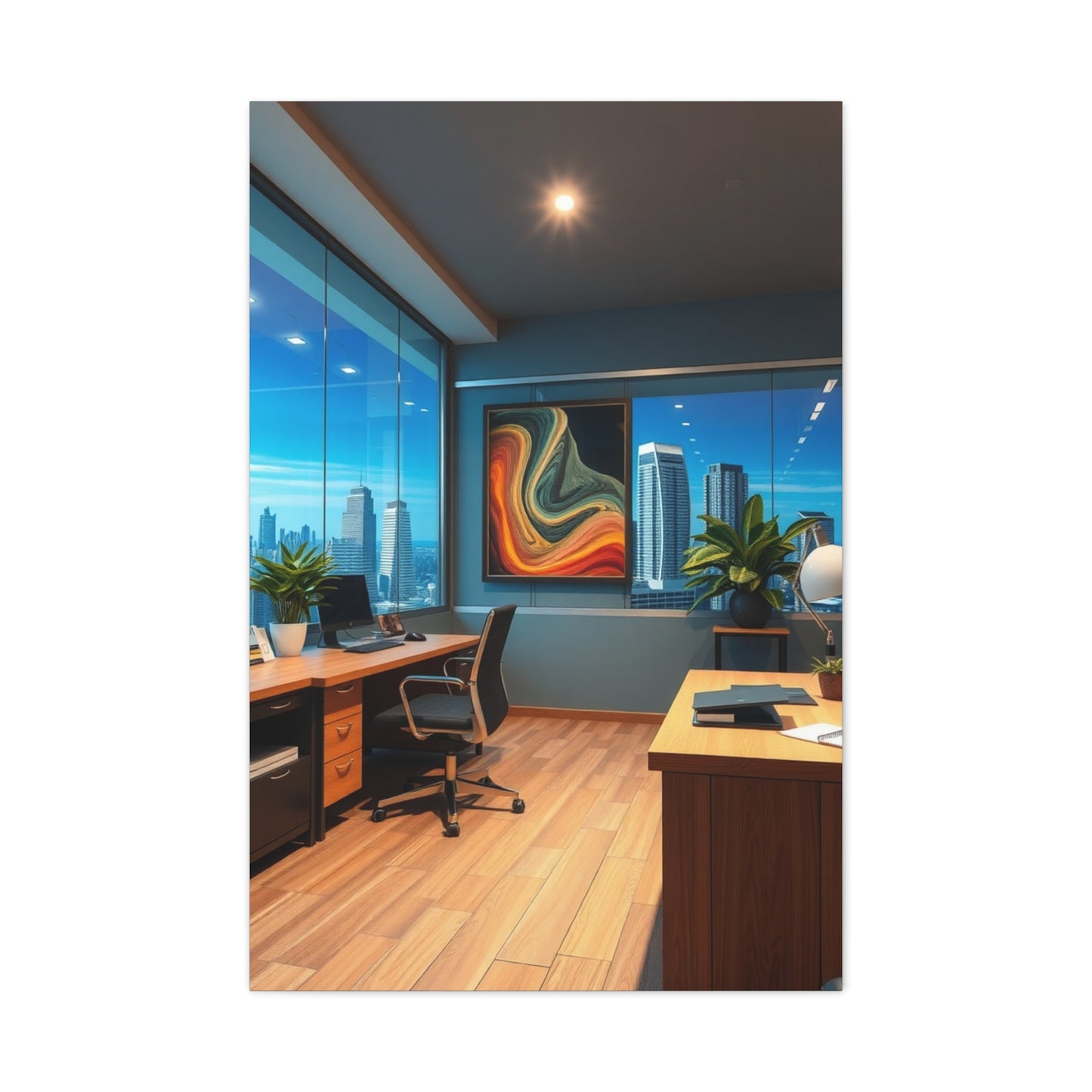 Executive Elegance Canvas Wall Art & Canvas Print