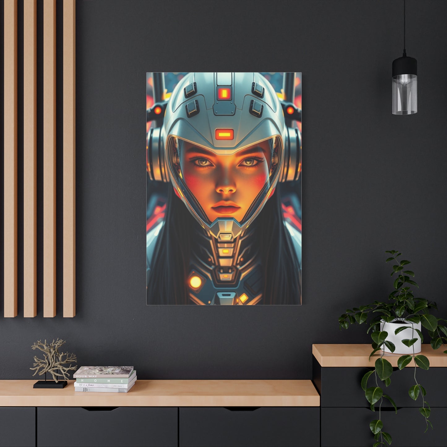 Vision Futuristic Art Art Wall Art & Canvas Print