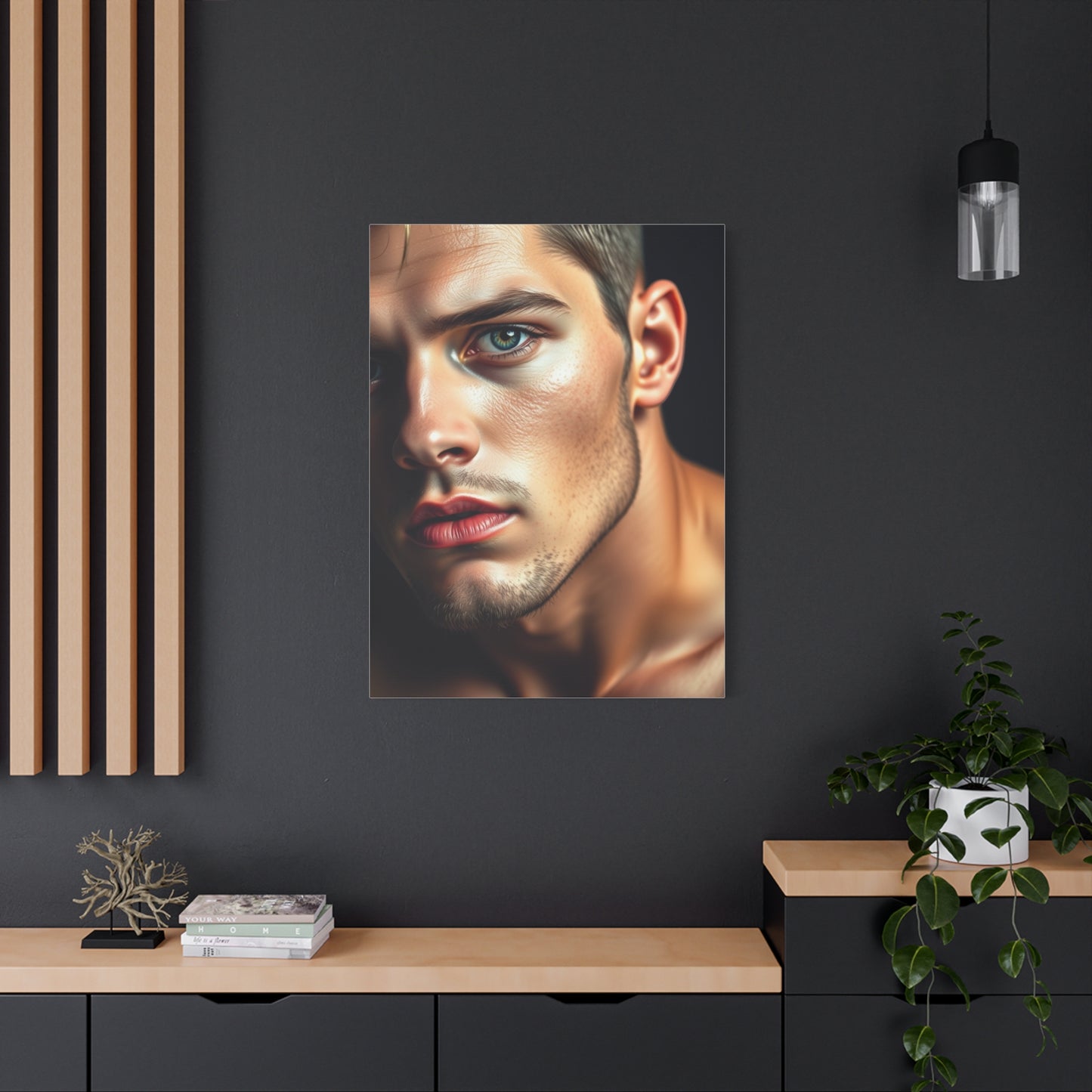 Vigorous Silhouette Tapestry wall art & canvas print