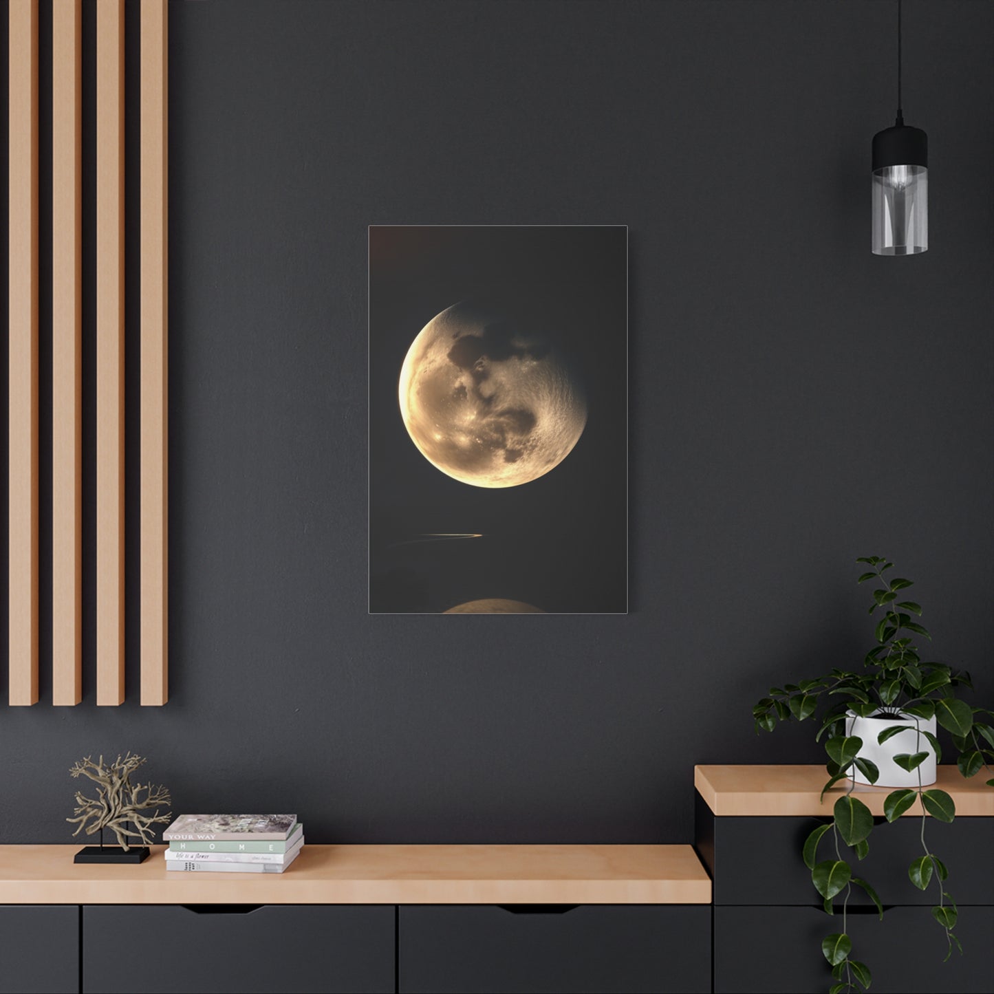 Vision Crescent Moon Art Art Wall Art & Canvas Print