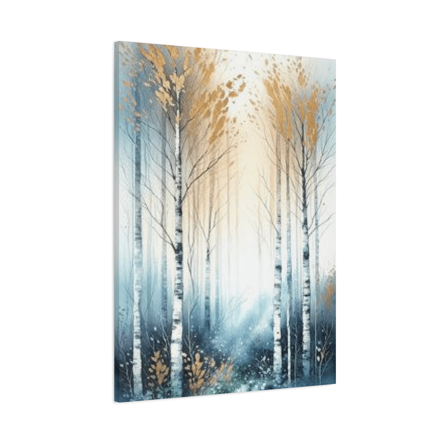Bright Birch Trees Painting Wall Art & Canvas Prints