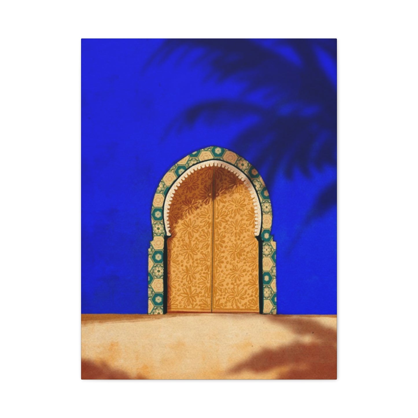 Gate Architecture in Moroccan Wall Art & Canvas Prints
