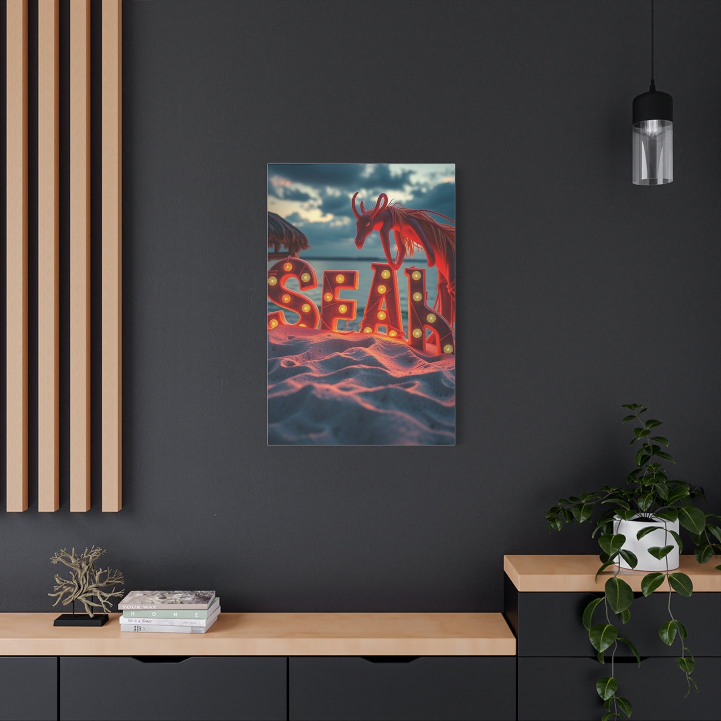 Harmonious Beachscape Vision Wall Art & Canvas Print