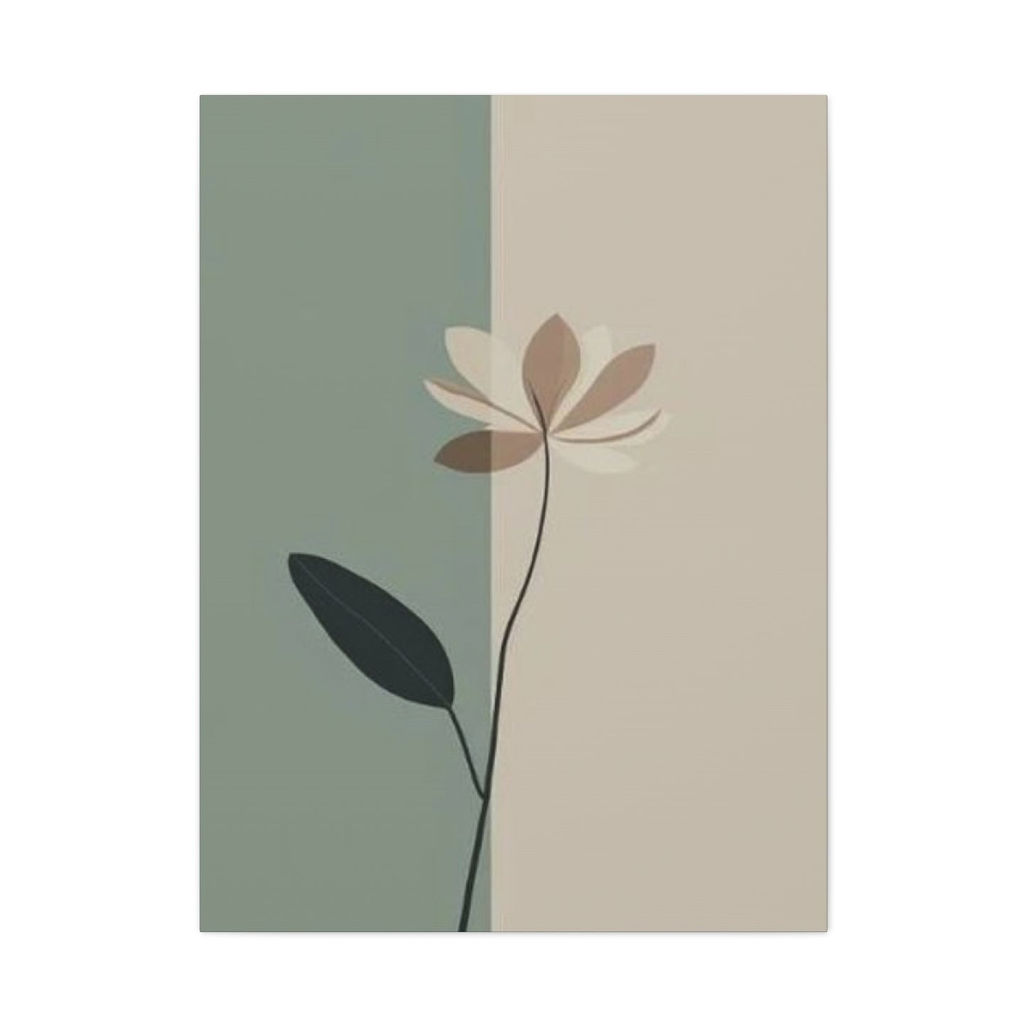 Brown Flower Entryway Wall Art & Canvas Prints