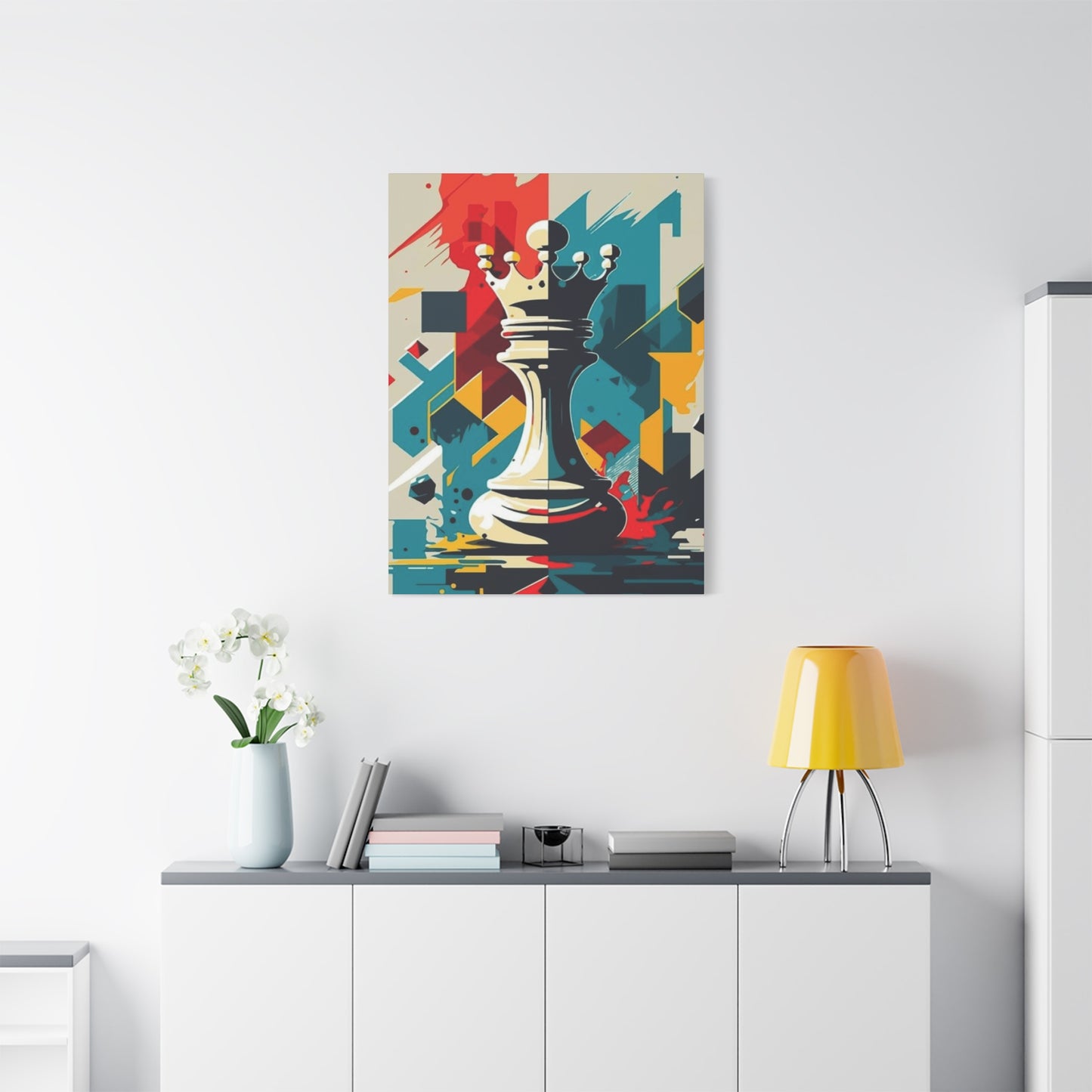 Abstract Chess Piece Wall Art & Canvas Prints