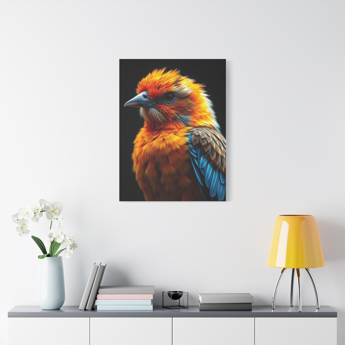Feathered Harmony Tableau Wall Art & Canvas Print