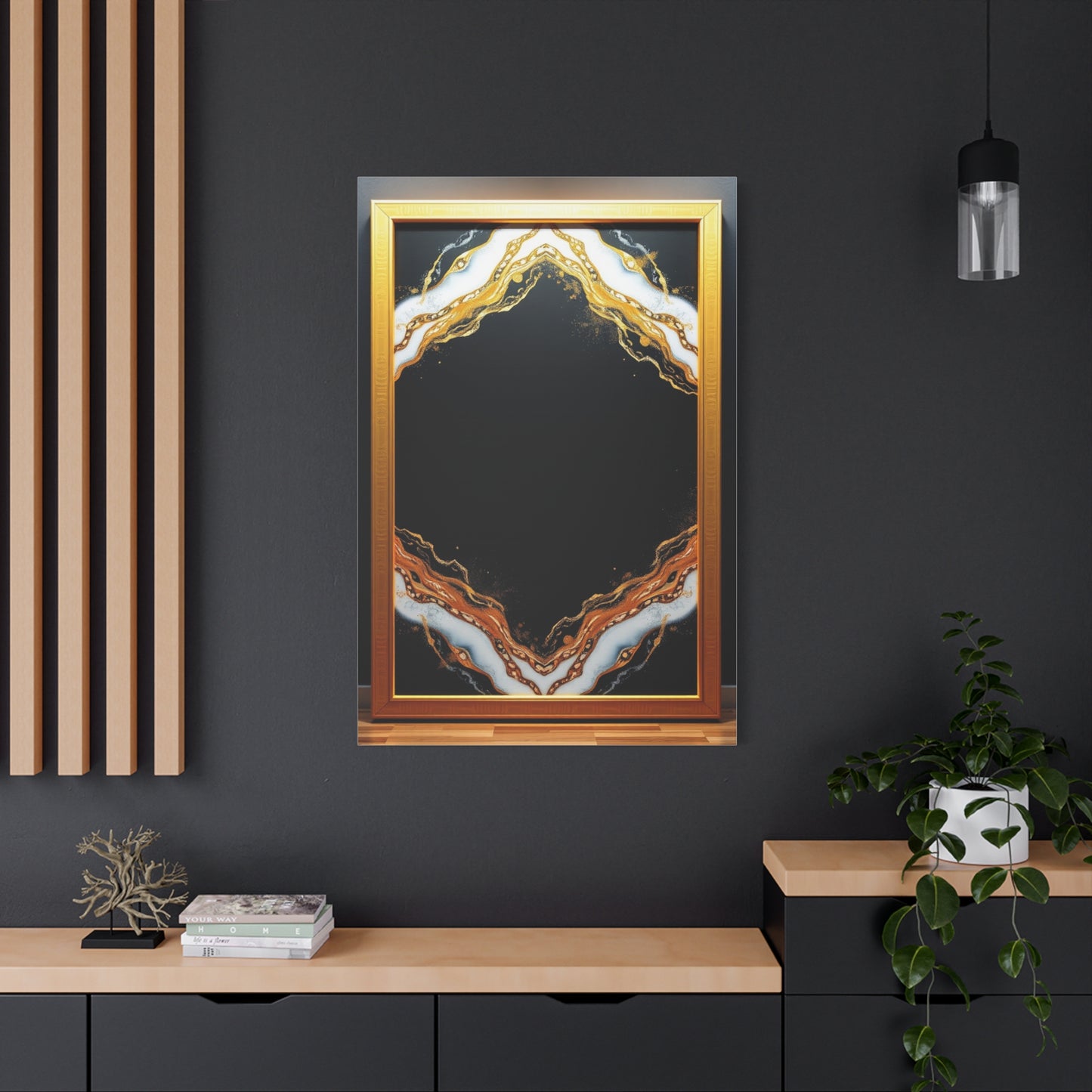 Golden Ivory Expanse wall art & canvas print