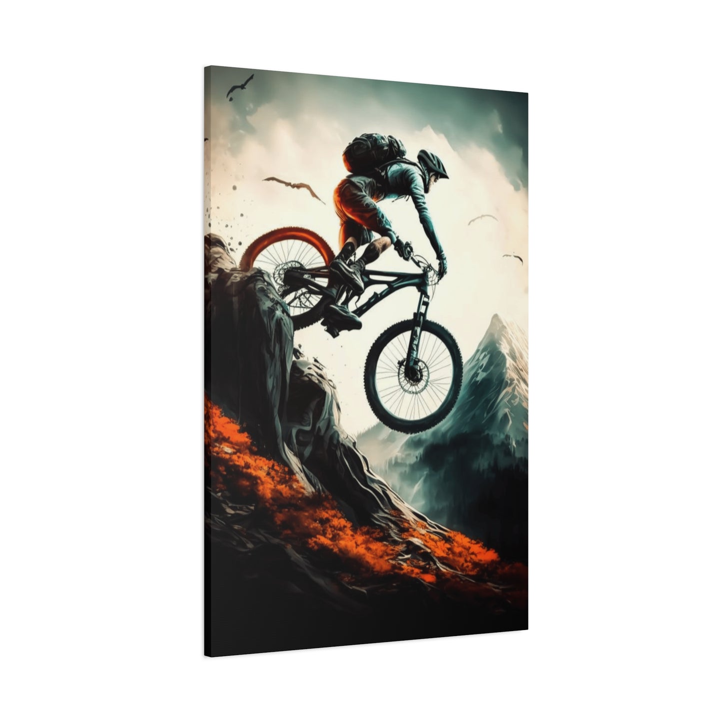 Dangerous Bicycle Ride Wall Art & Canvas Prints