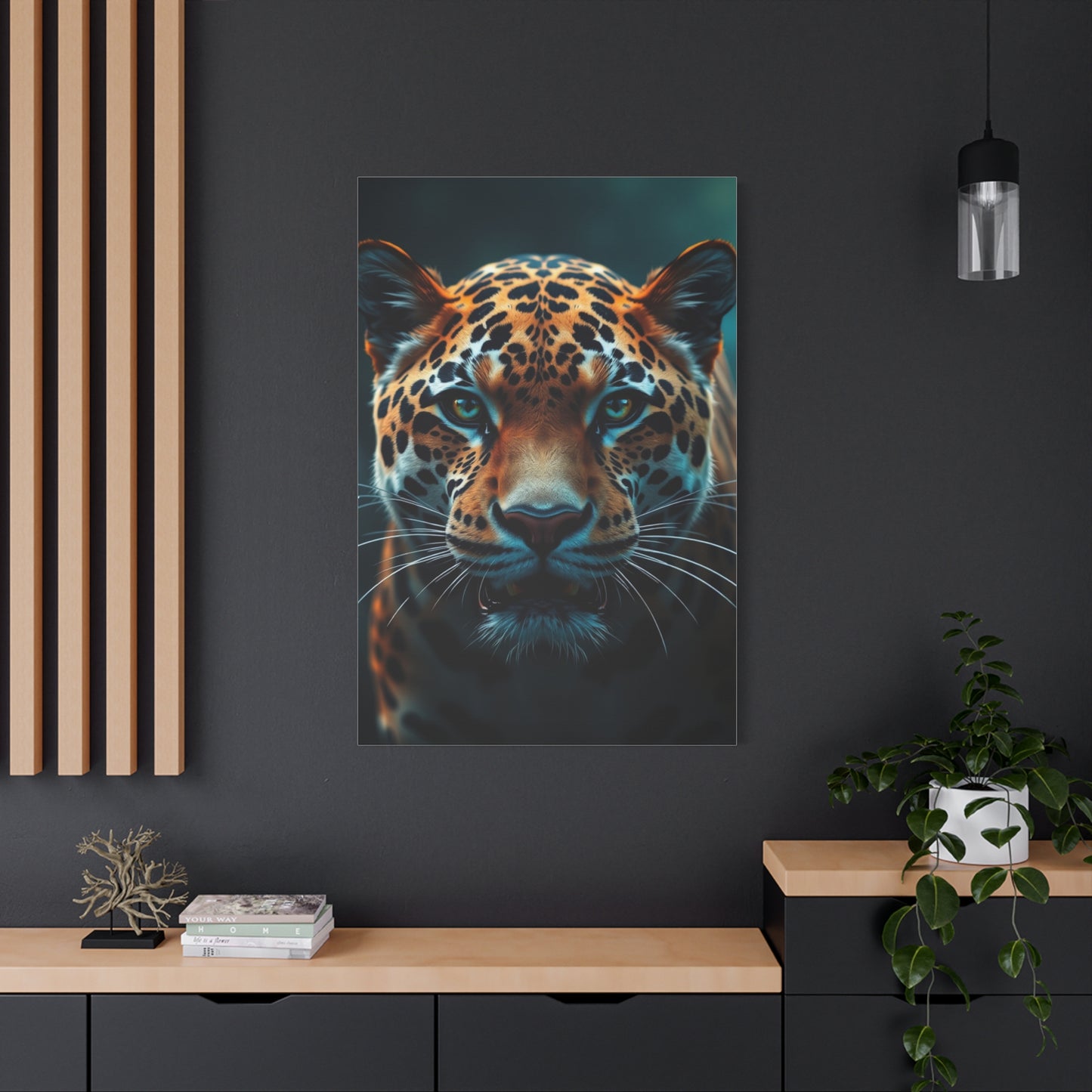 Noble Jaguar Essence Print wall art & canvas print