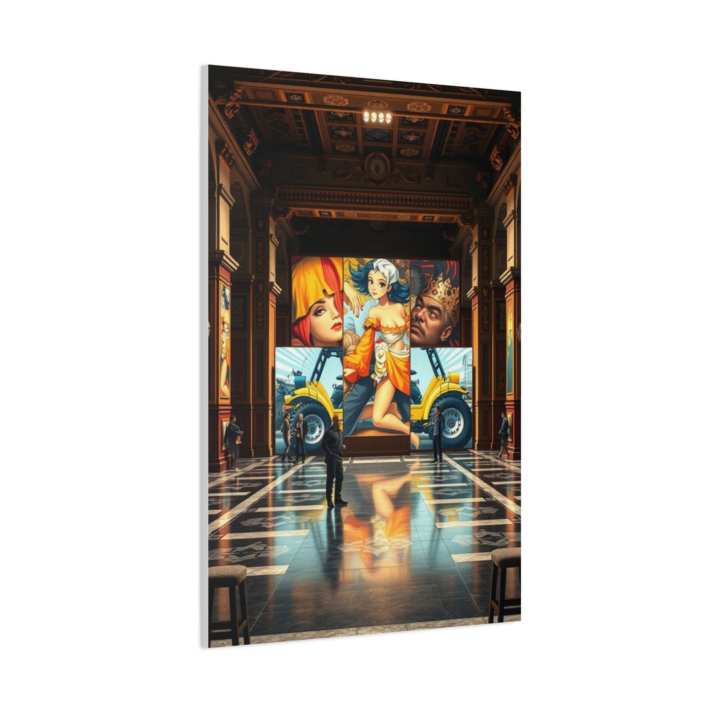 Flamboyant Essence Canvas Wall Art & Canvas Print