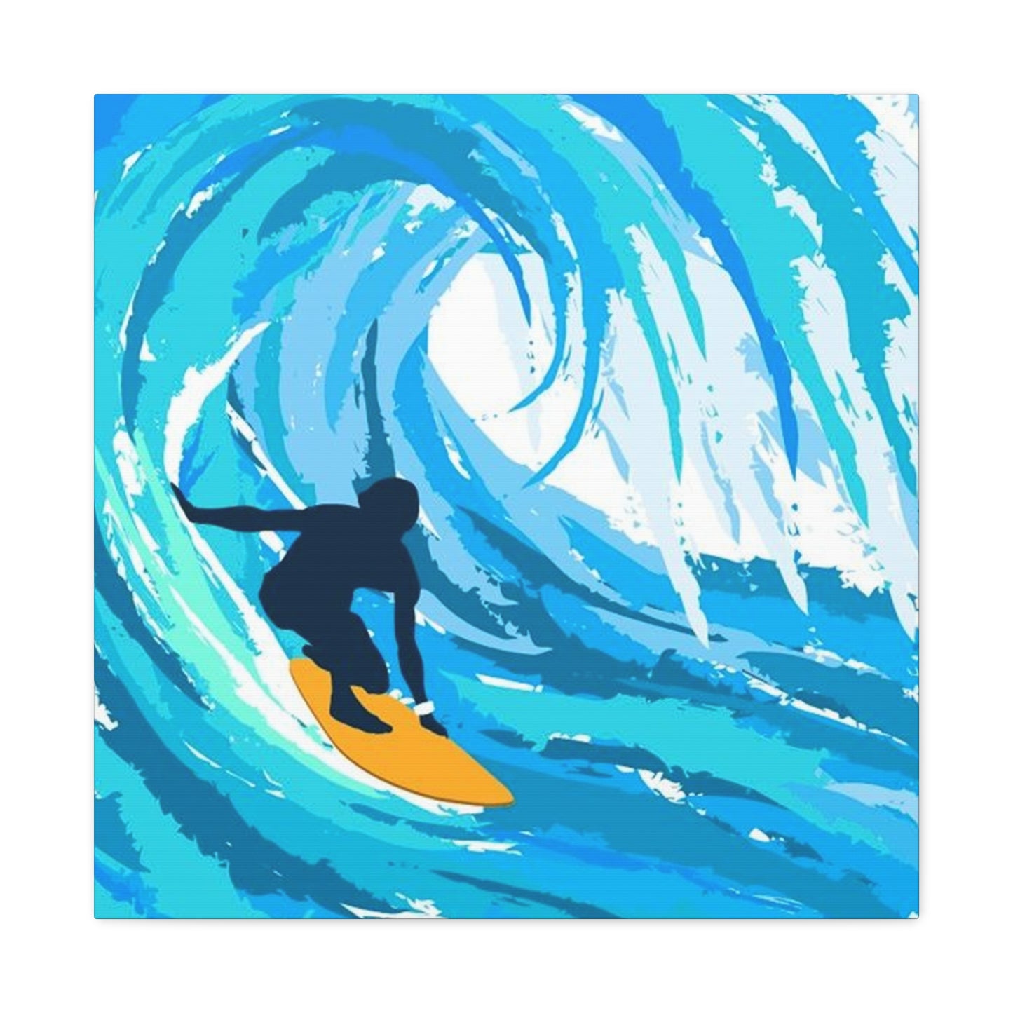 Abstract Surfing Waves Wall Art & Canvas Prints