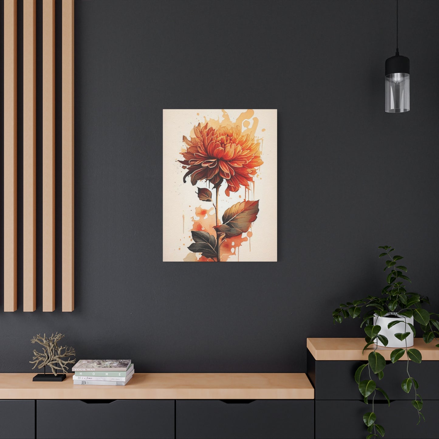 Orange Flower Wall Art & Canvas Prints