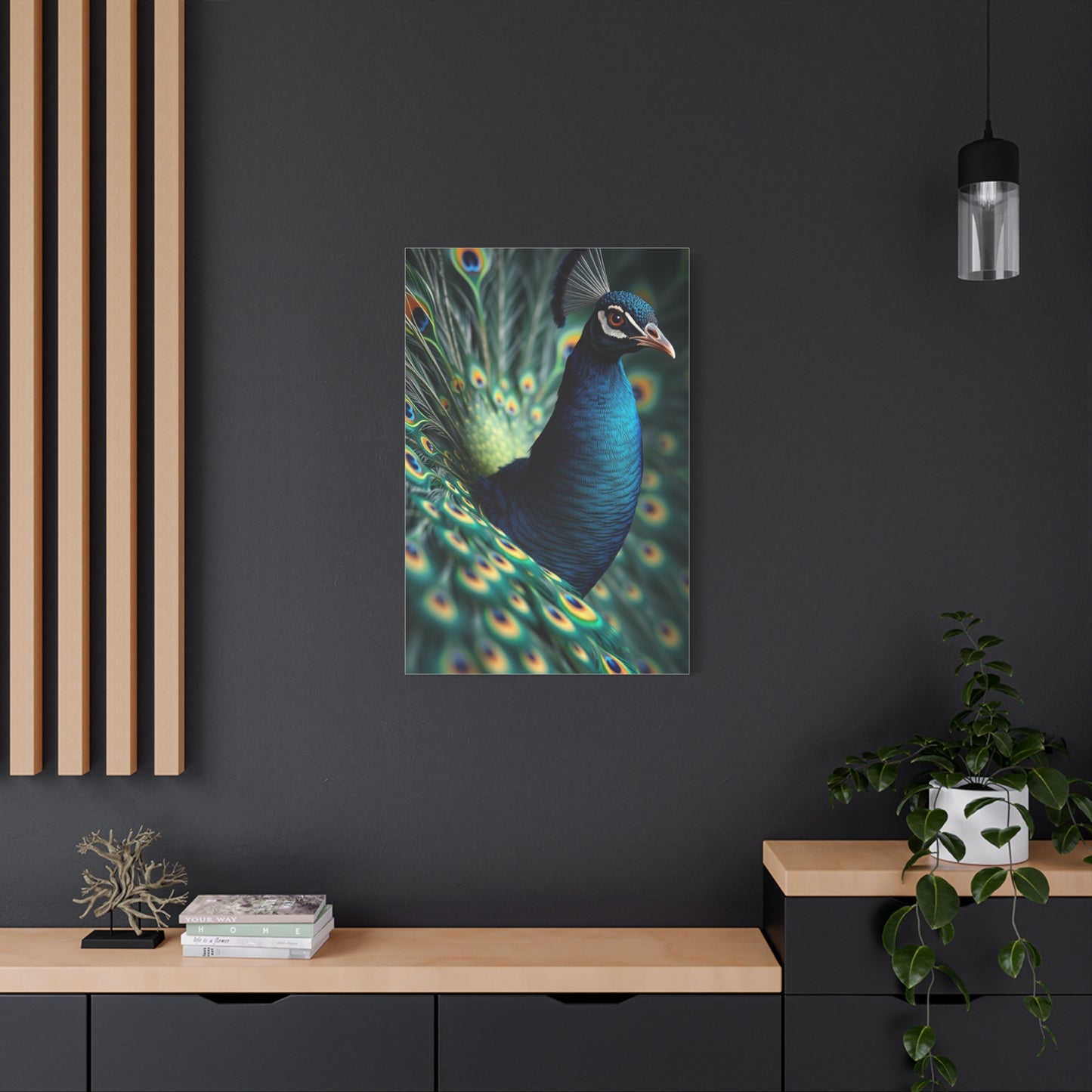 Peacock Art Luxury Canvas Wall Art & Canvas Print