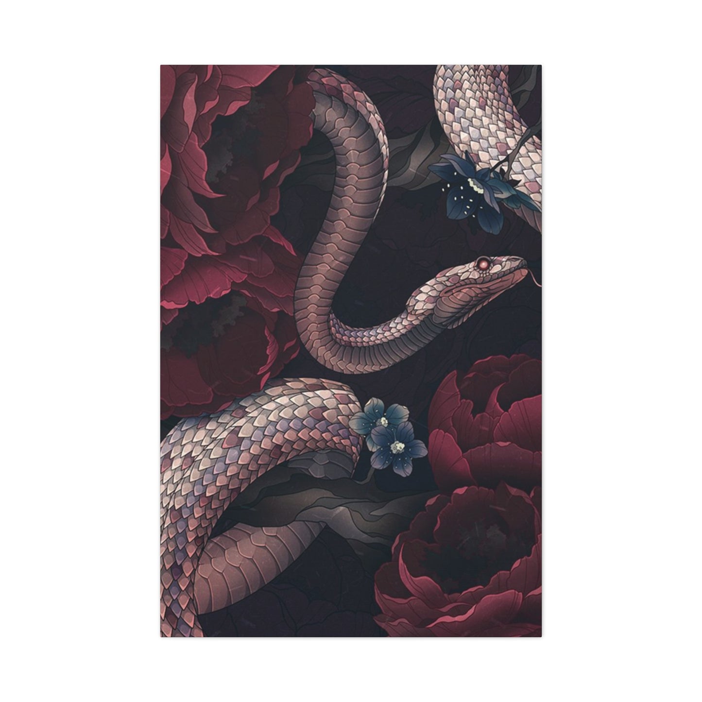 Rose And Snake Wall Art & Canvas Prints