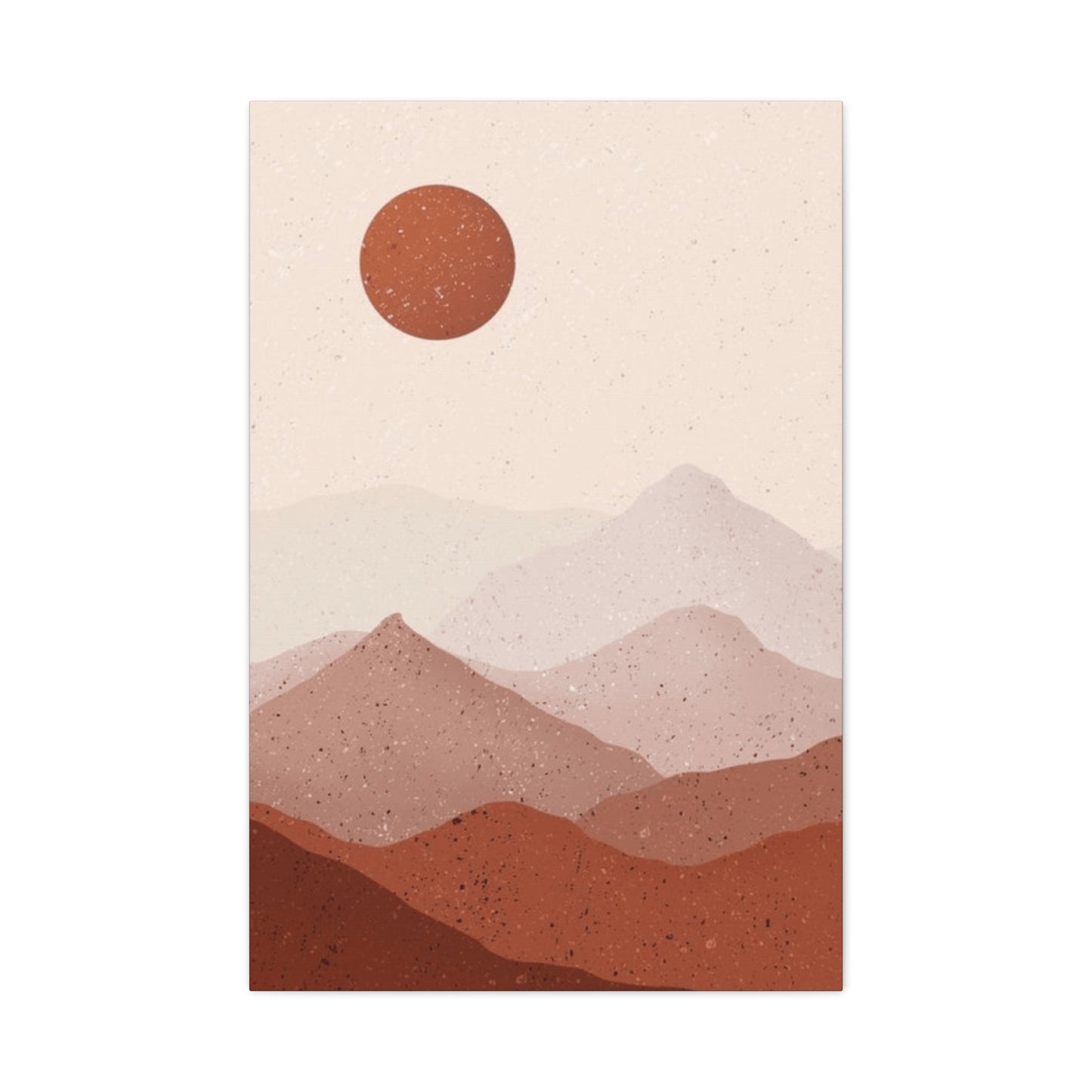 Desert and Sun Painting Wall Art & Canvas Prints