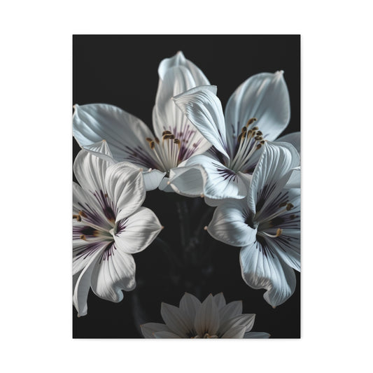 Grayscale Blossom Reverie Wall Art & Canvas Print