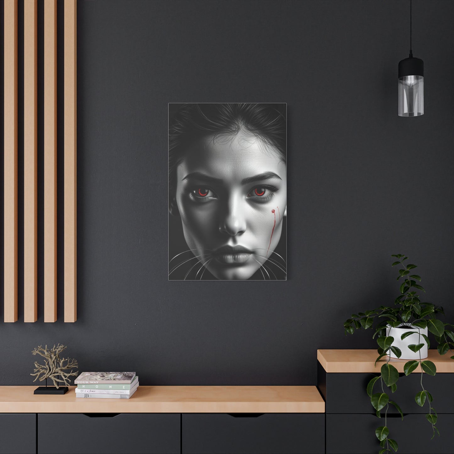 Supreme Black, White & Red Art Collection Wall Art & Canvas Print