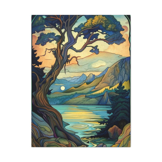 Forest River Landscape Wall Art & Canvas Prints