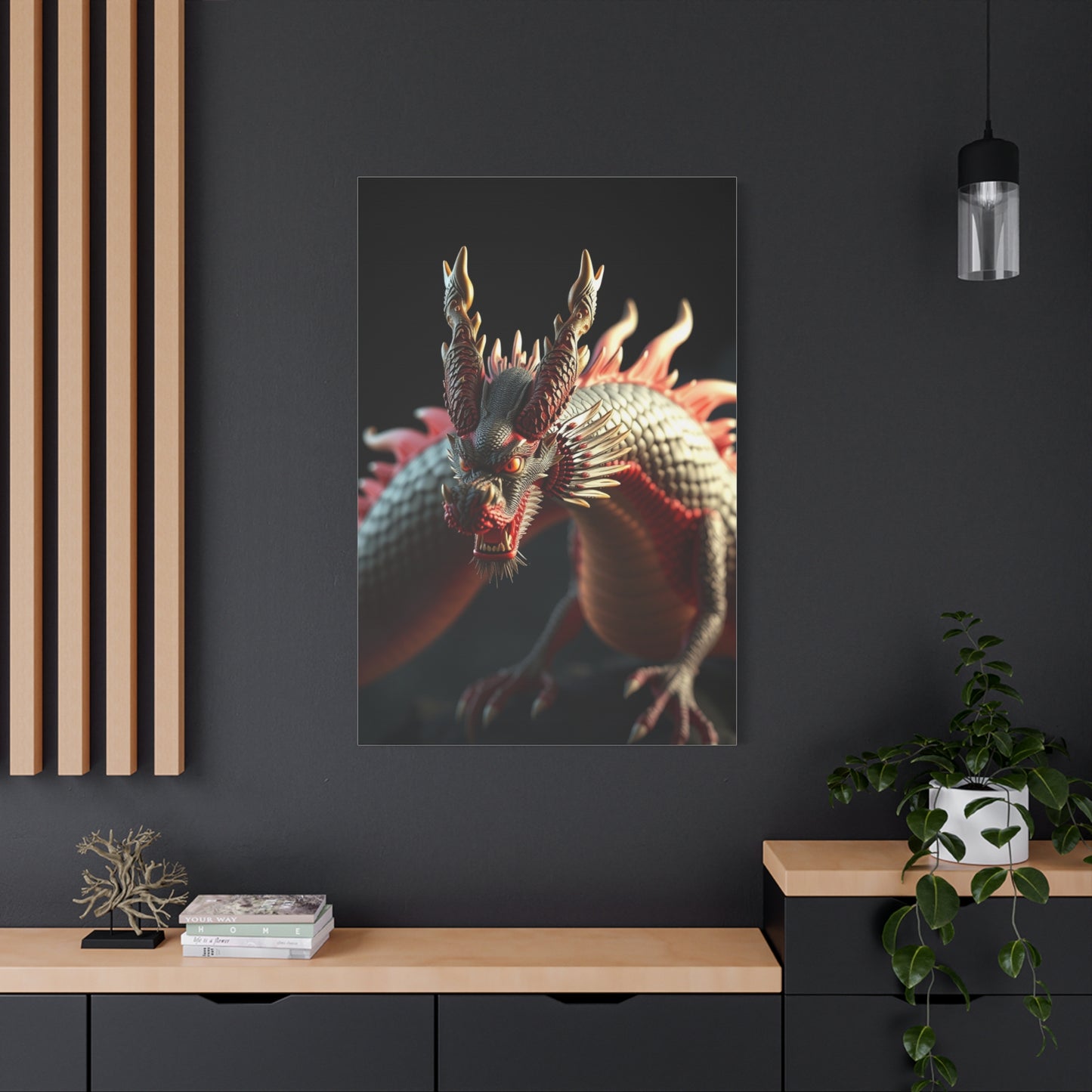 Draconian Elegance Canvas