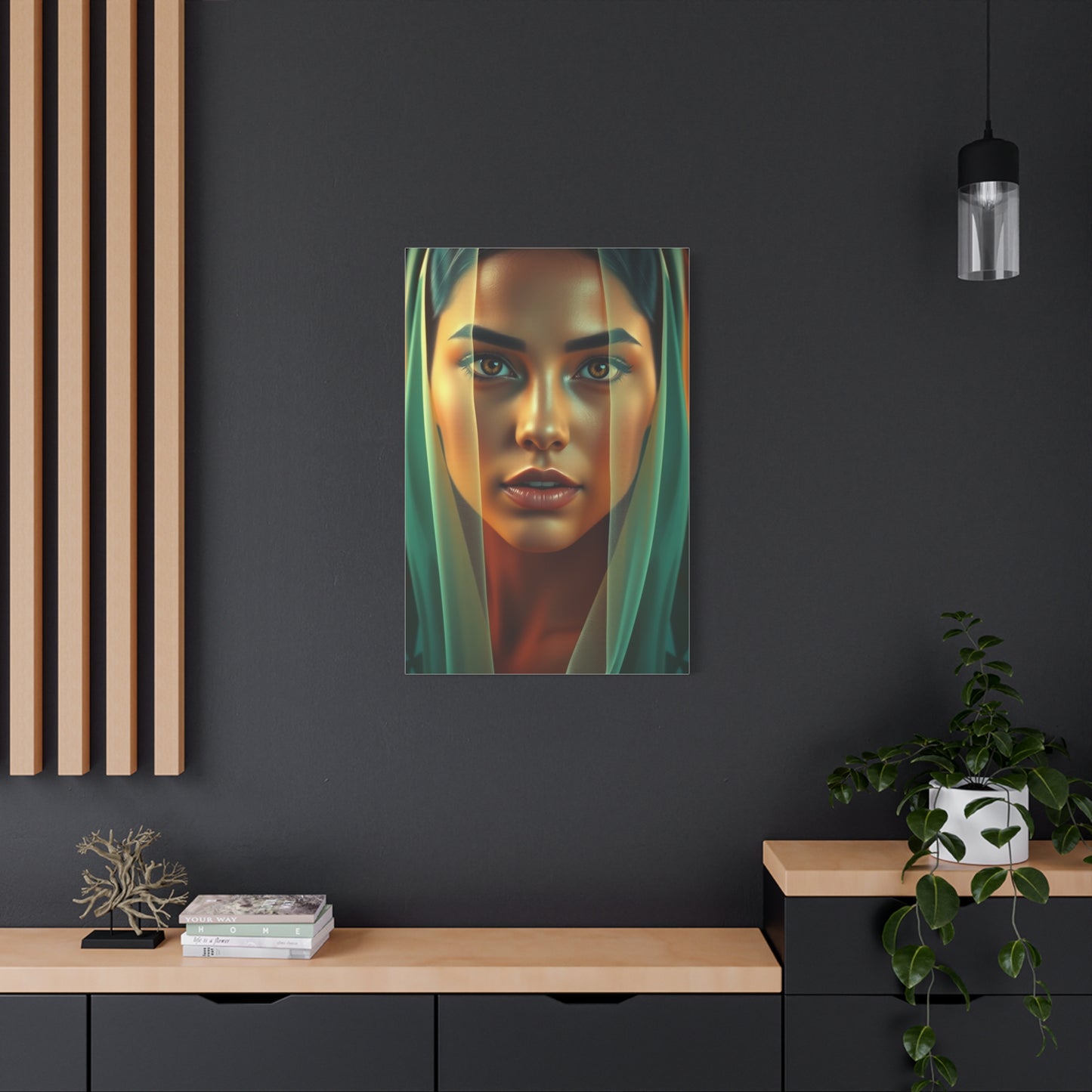 Female Portrait Art Luxury Canvas Wall Art & Canvas Print
