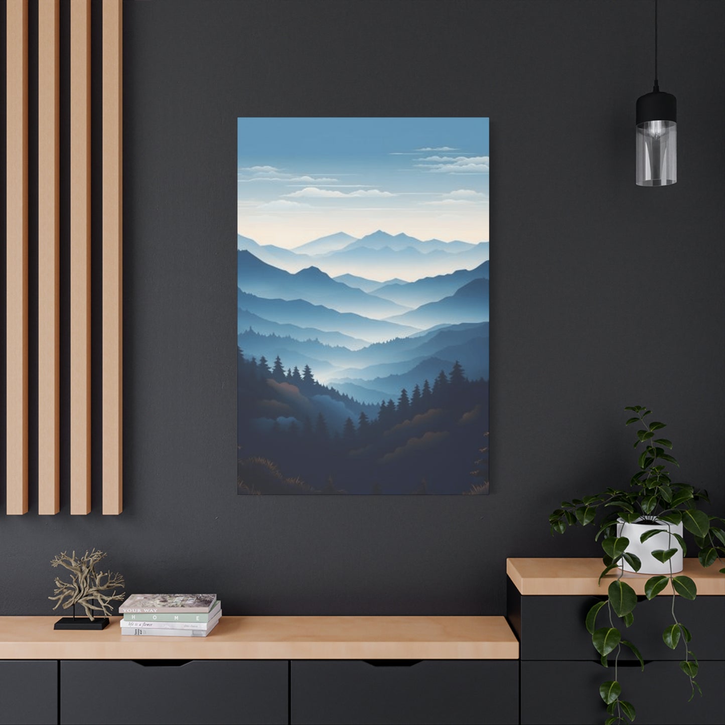 Mountain Ridges Scenery Wall Art & Canvas Prints