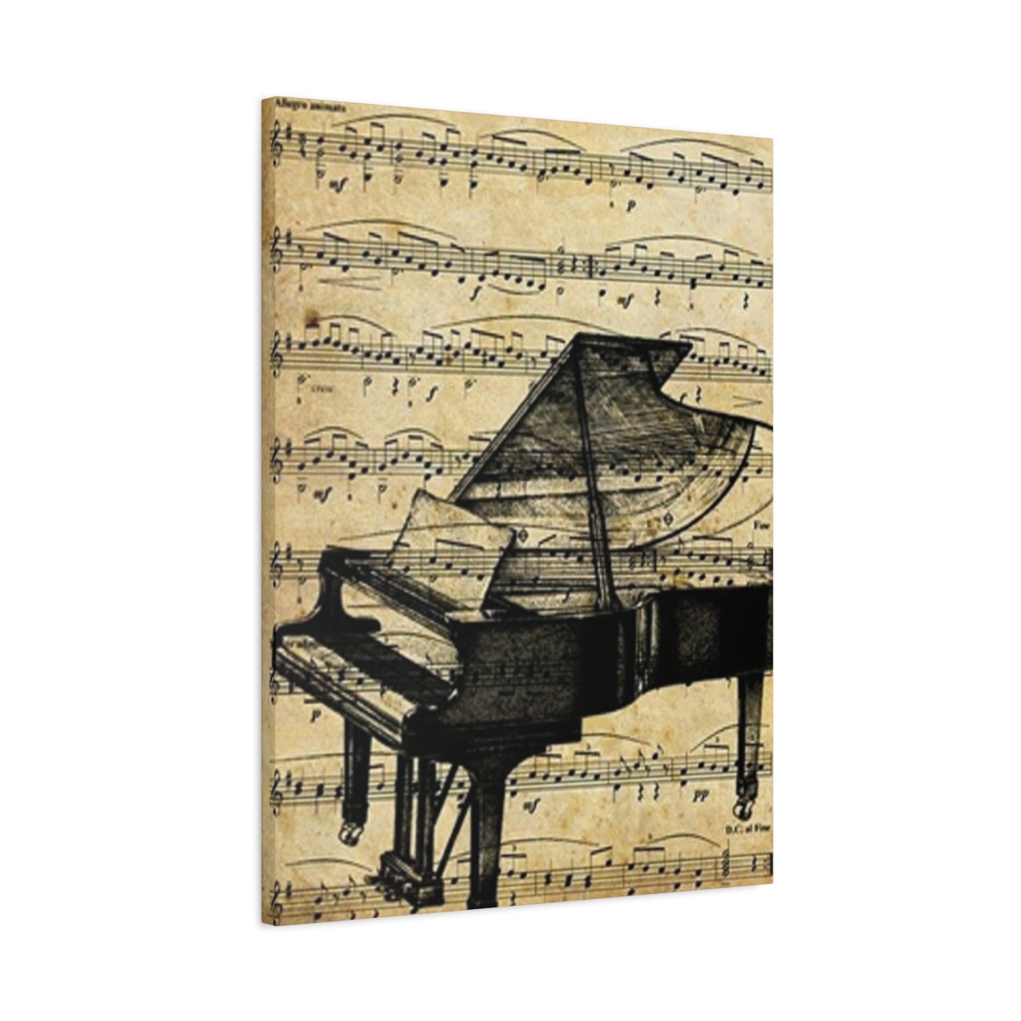 Musical Notes And Piano Wall Art & Canvas Prints