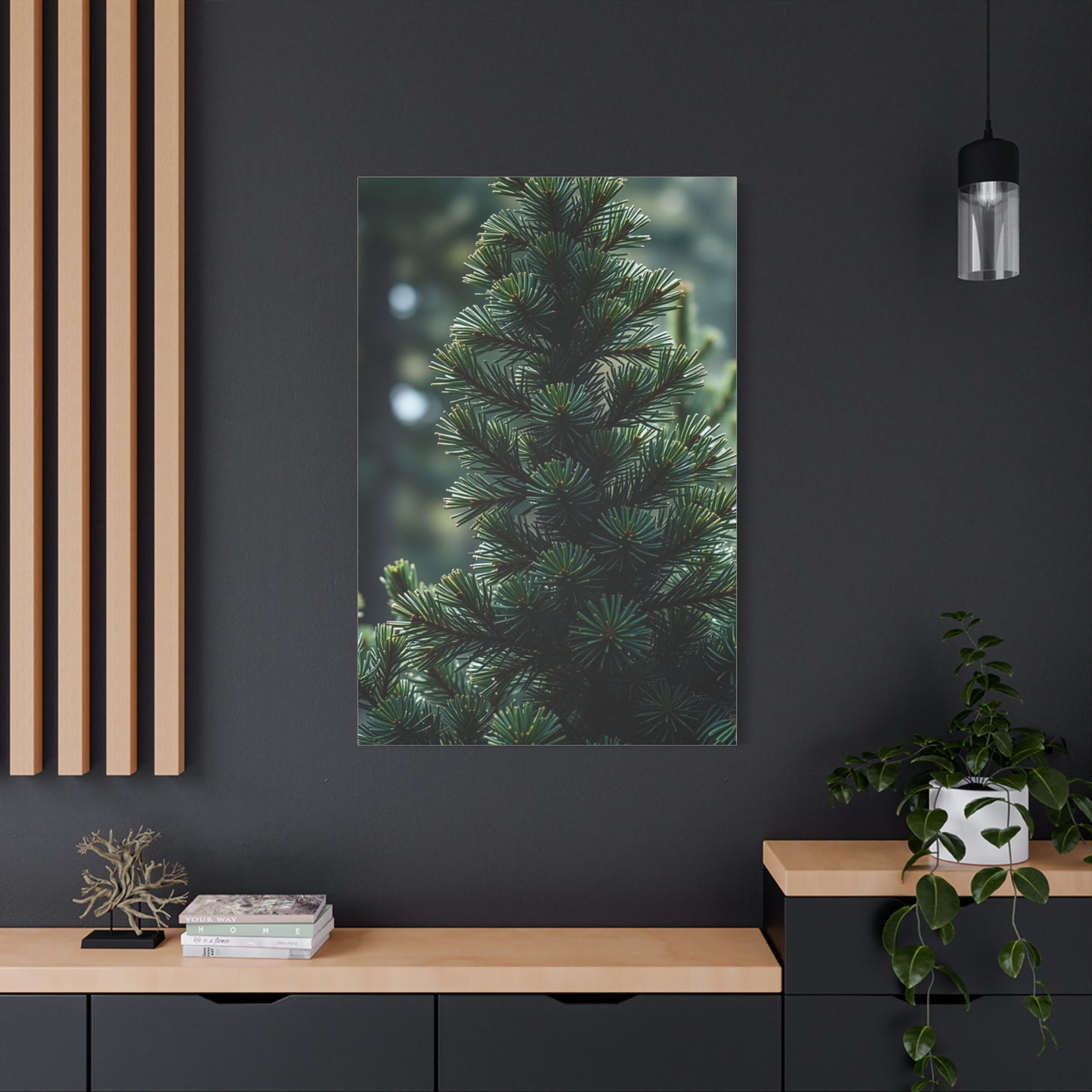 Pine Tree Art Refined Canvas Wall Art & Canvas Print