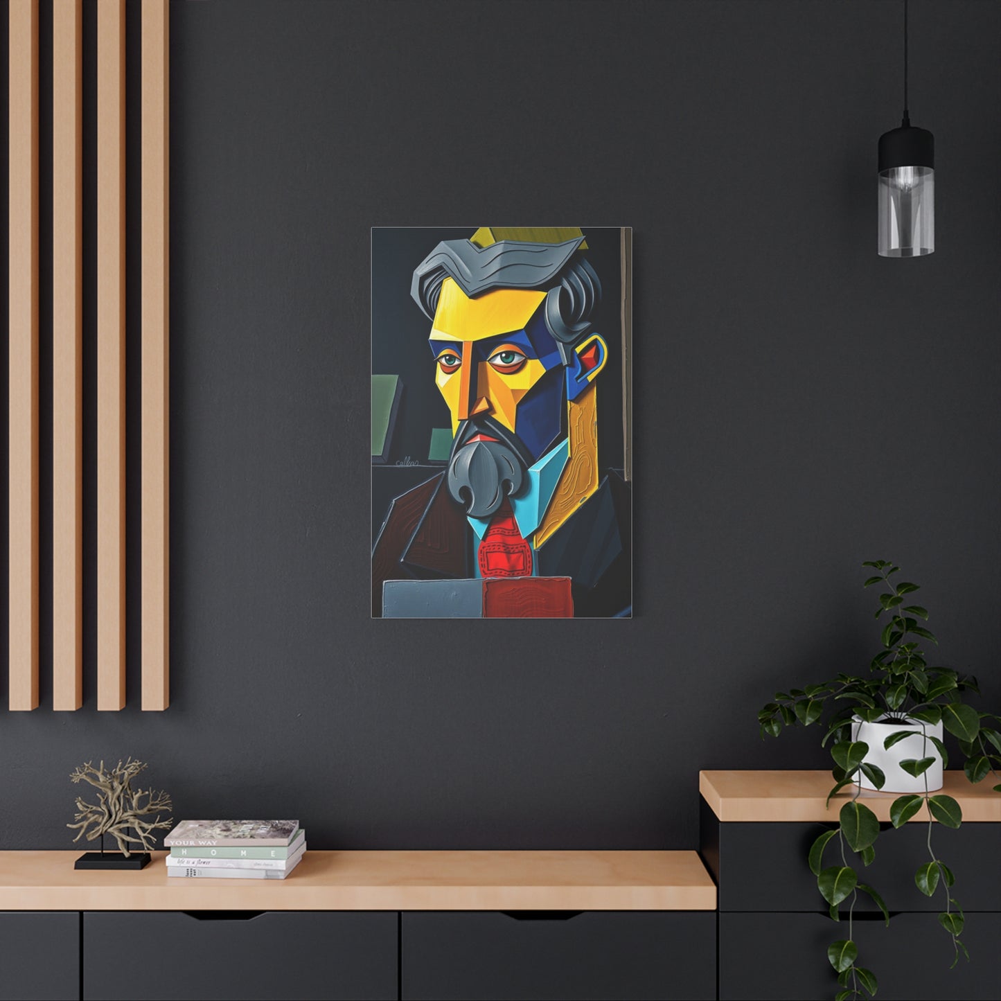 Cubist Aesthetic Canvas Wall Art & Canvas Print