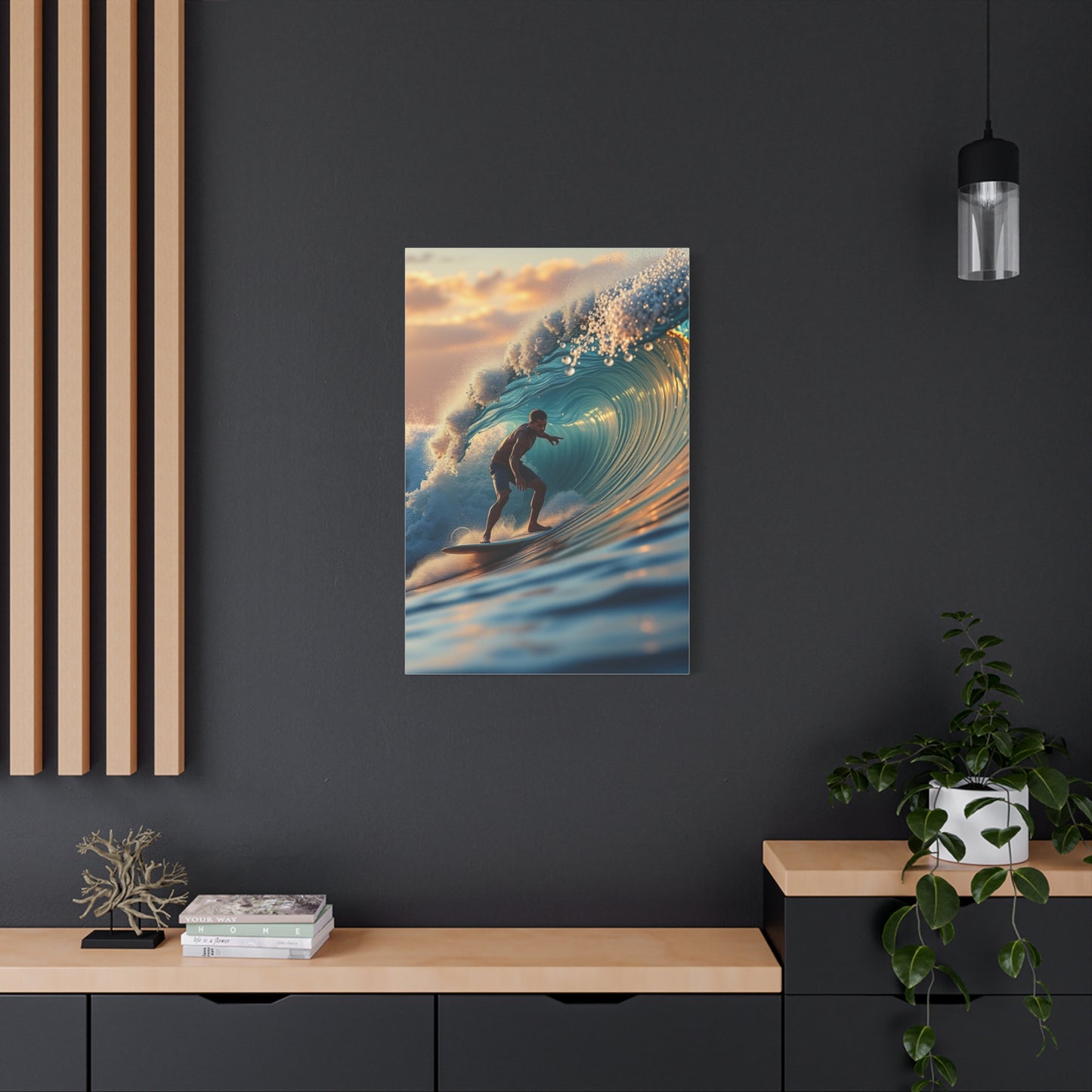 Wave Symphony Canvas Wall Art & Canvas Print