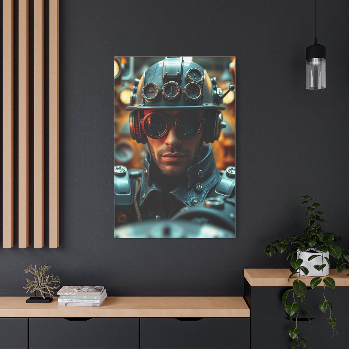 Ethereal Cogscape Canvas wall art & canvas print