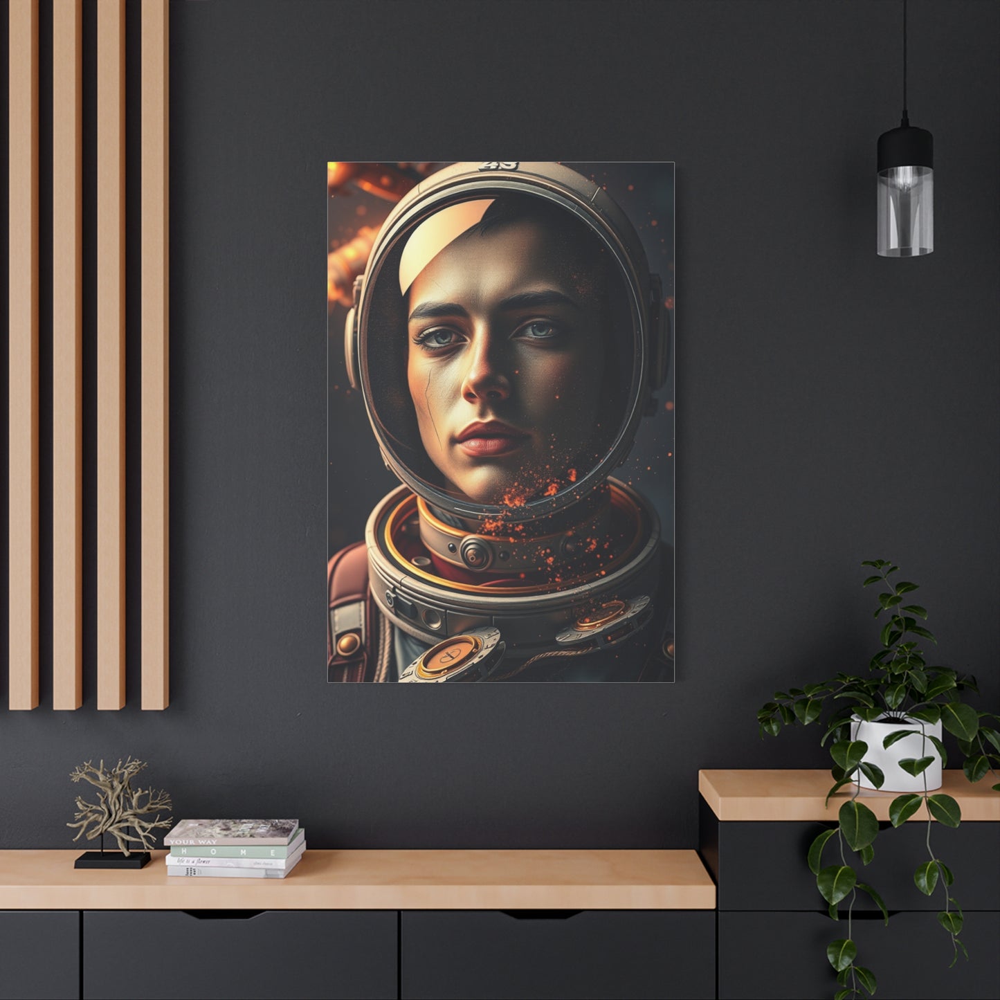 Galactic Luminosity Canvas Wall Art & Canvas Print