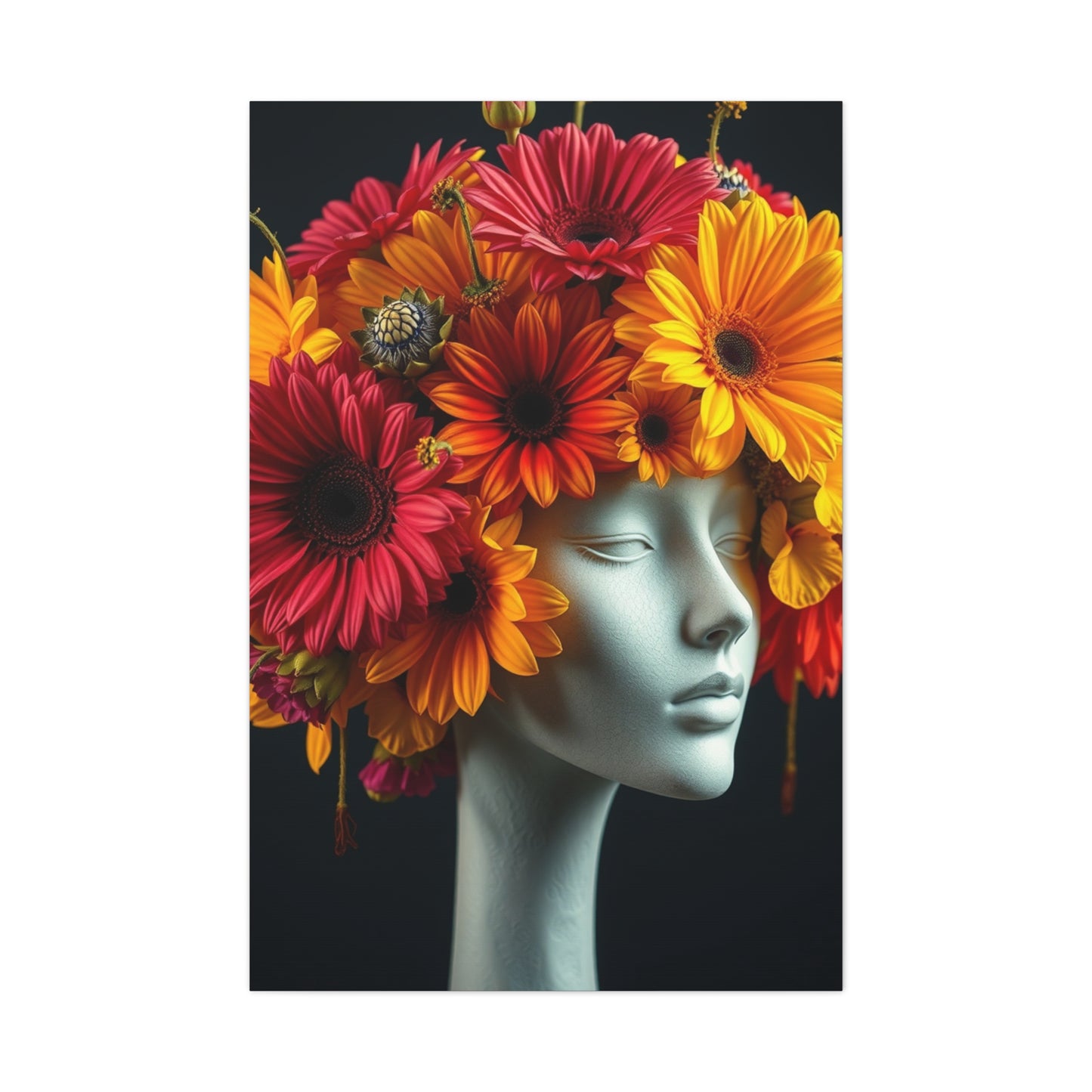 Floral Splendor Tableau Wall Art & Canvas Print