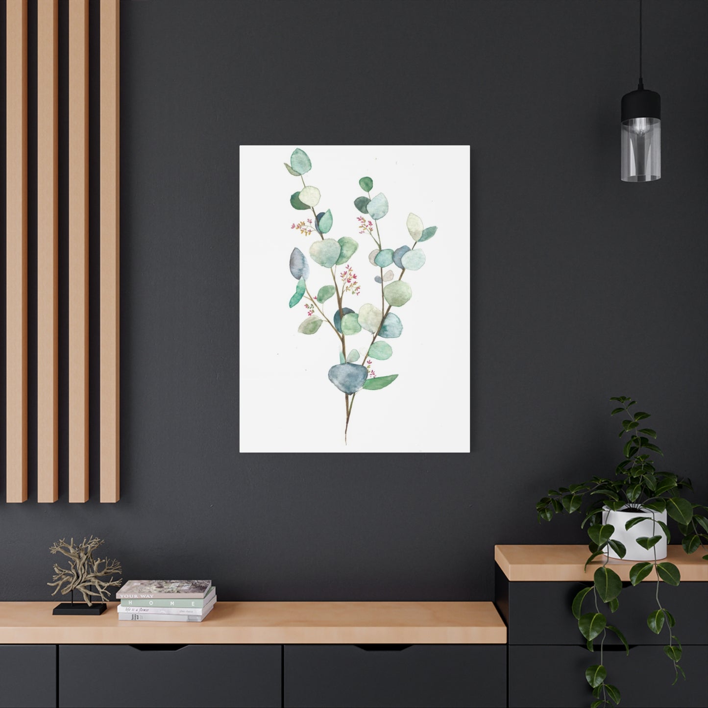 Eucalyptus Plant Light 2 Wall Art & Canvas Prints