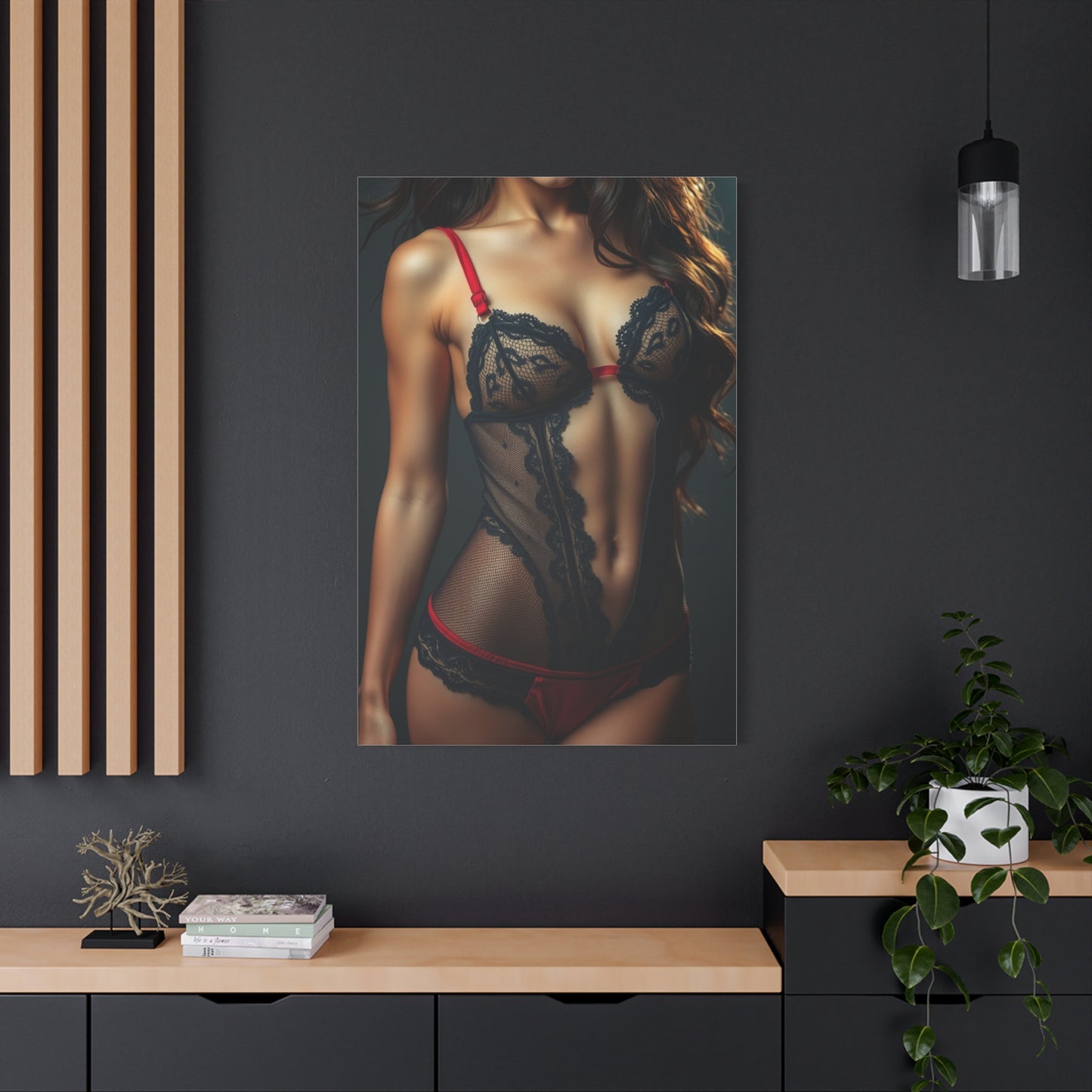 Lingerie Art Refined Canvas Wall Art & Canvas Print