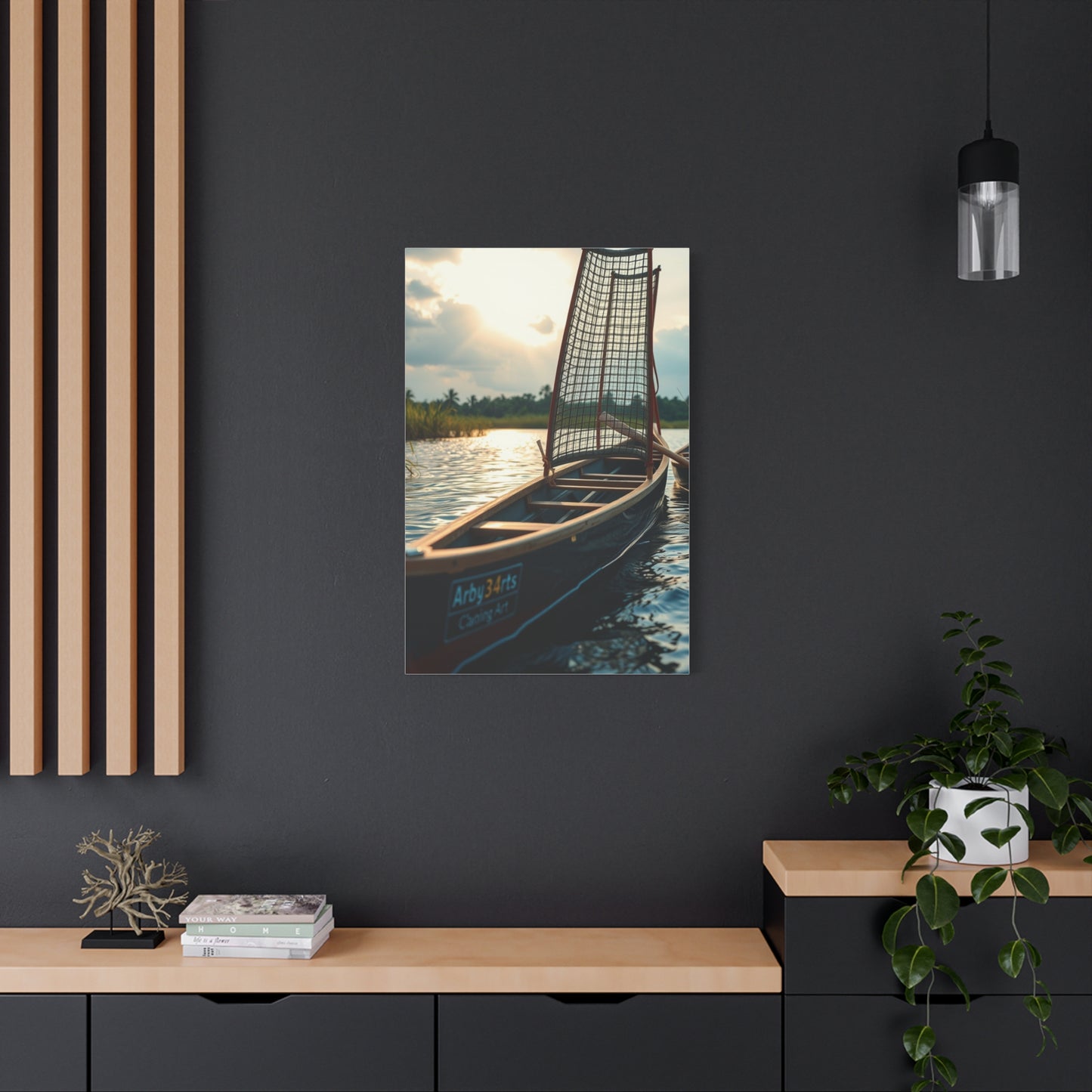 Canoe Art Luxury Canvas Wall Art & Canvas Print
