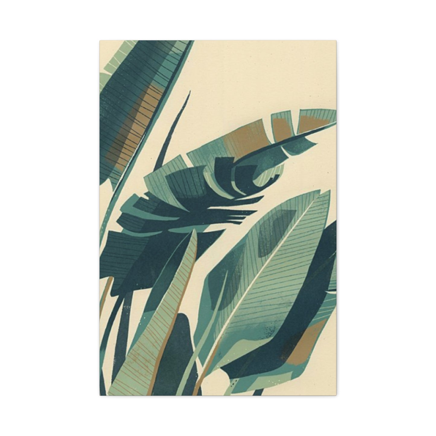 Palm Tree Leaves Abstract Wall Art & Canvas Prints