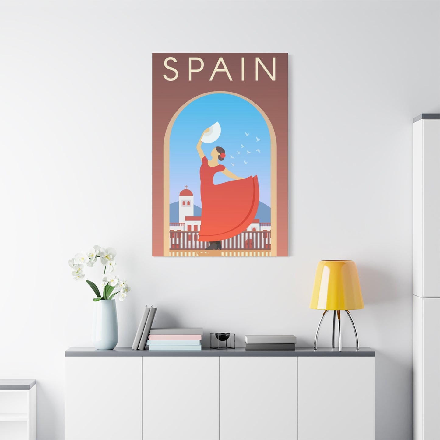 Abstract Spain Traditional Wall Art & Canvas Prints