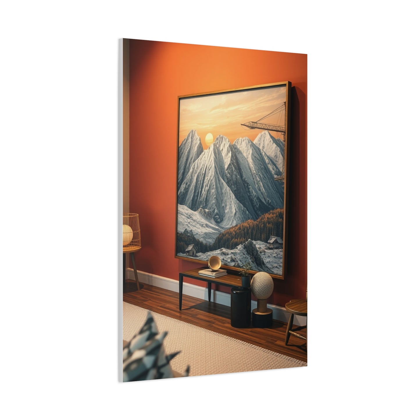Frosted Horizon Canvas Wall Art & Canvas Print